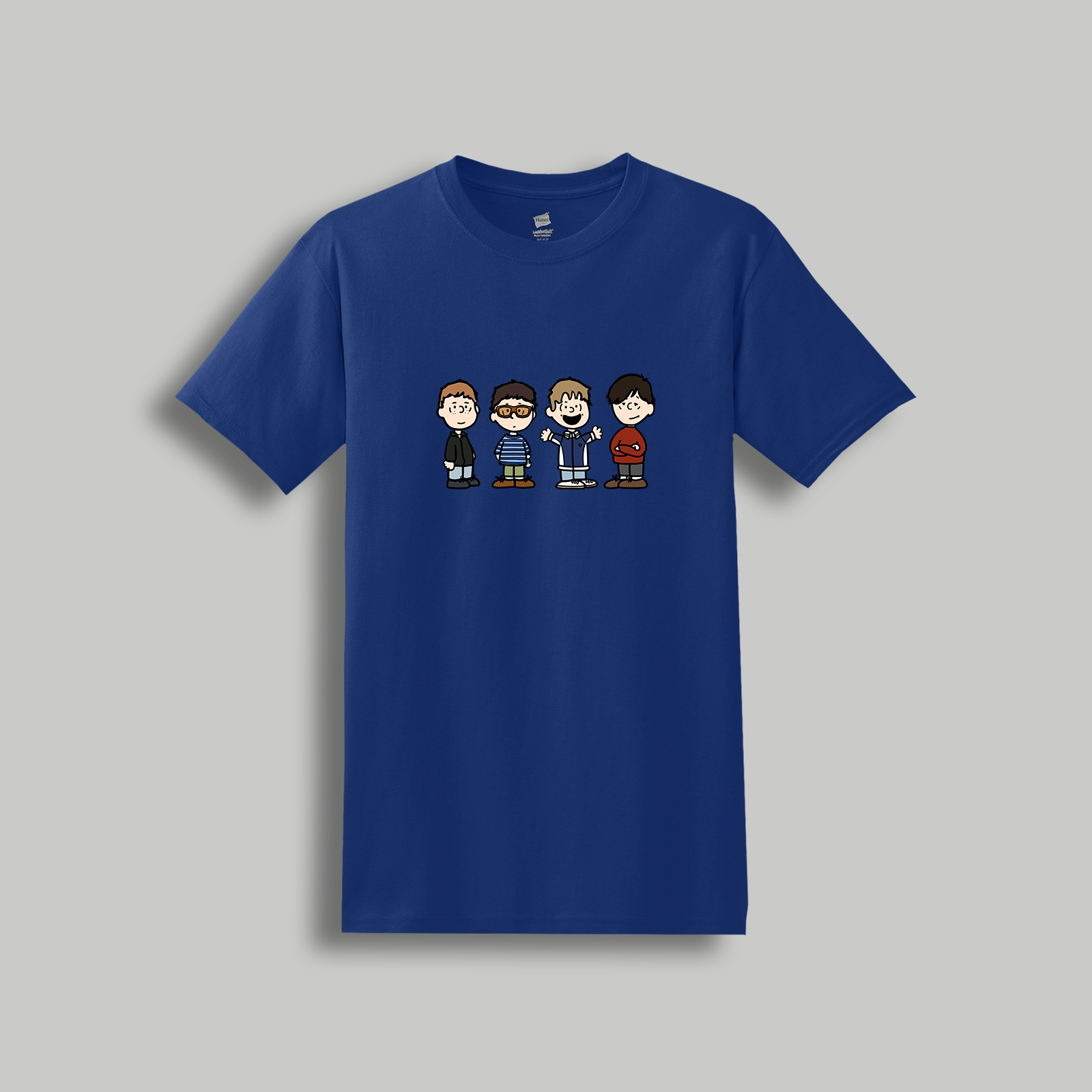 Blur x Peanuts Retro Cartoon T-Shirt – Britpop Band Retro Comic Tee