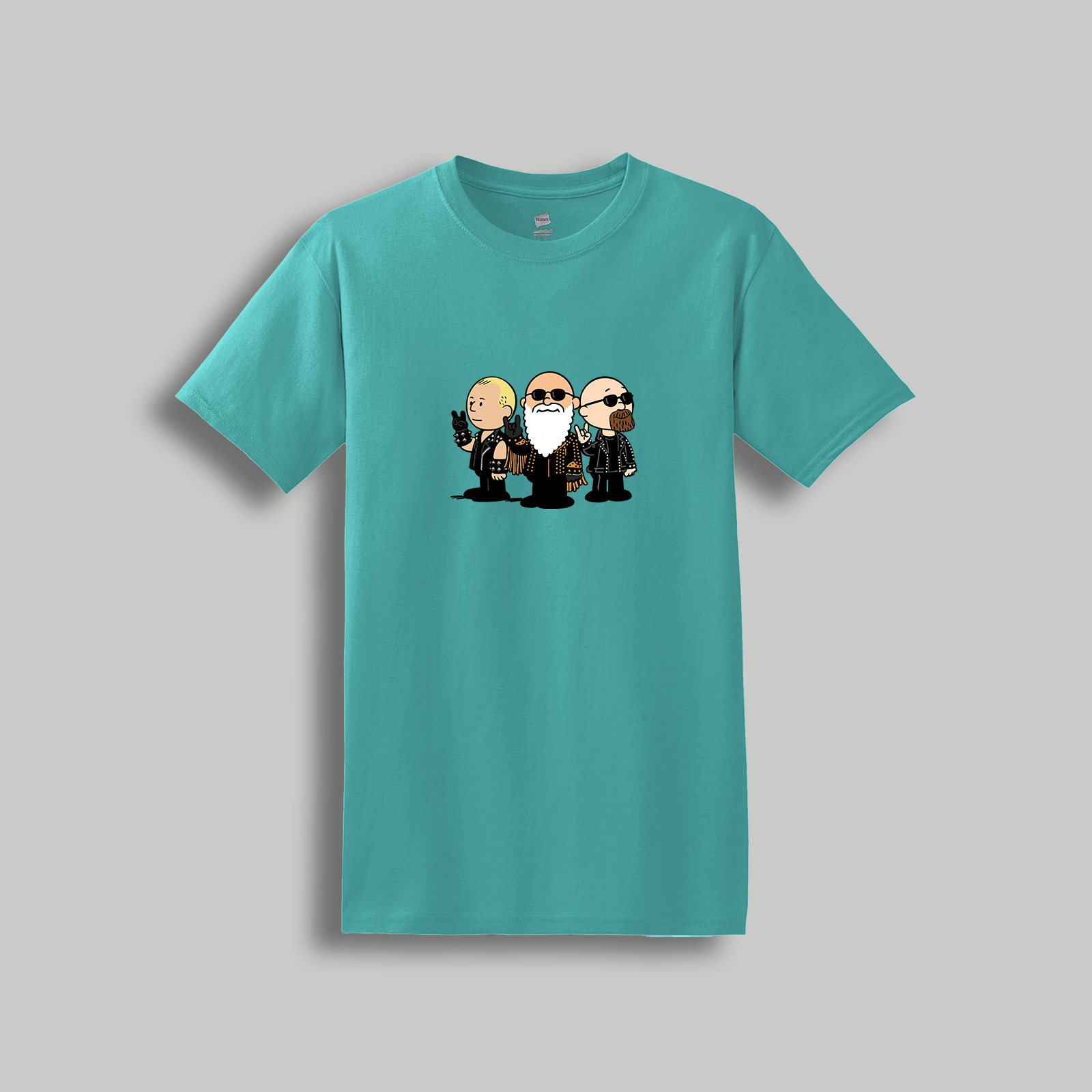 Judas Priest Retro Cartoon Tee – Heavy Metal Band Graphic Shirt