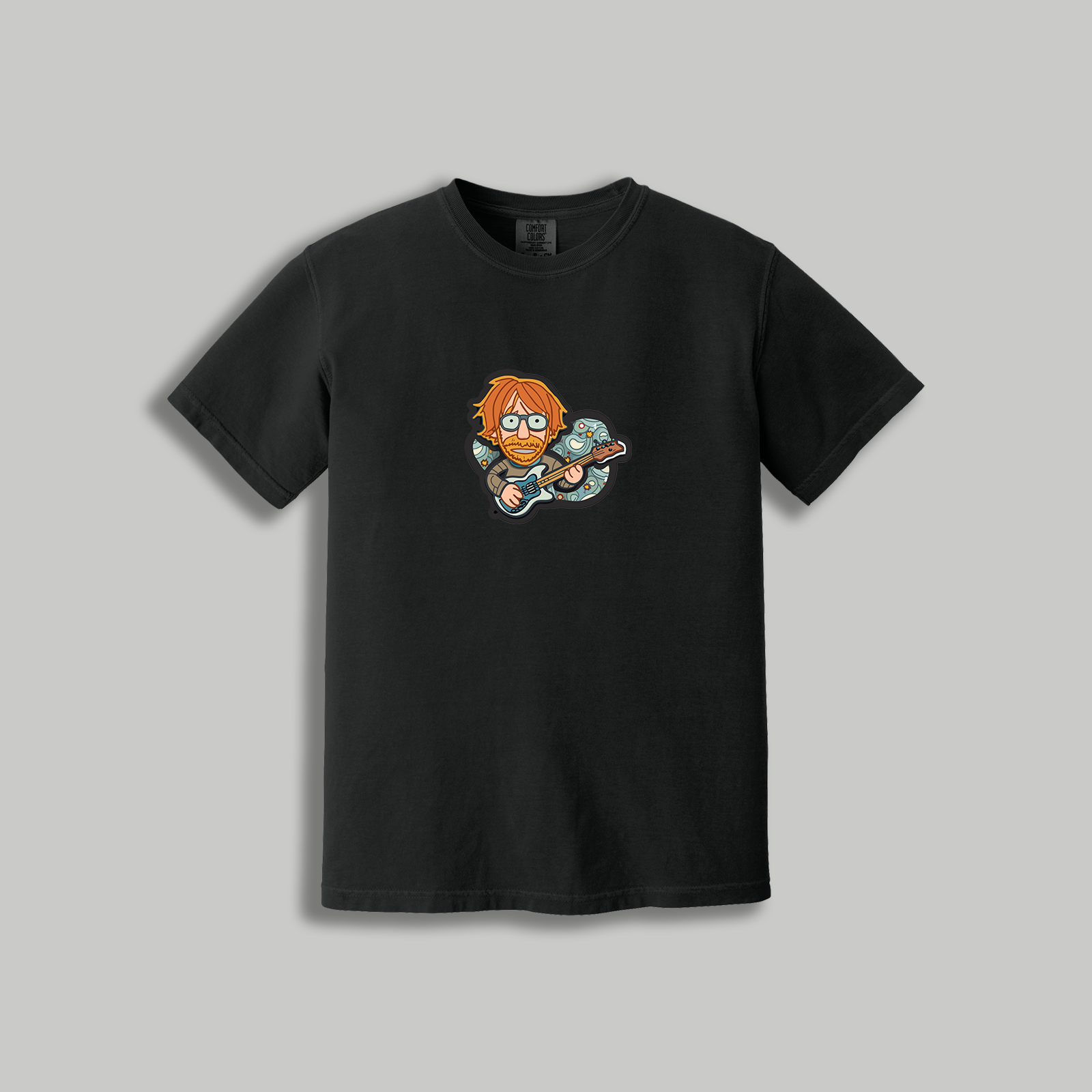Trey Anastasio Retro Guitarist T-Shirt – Phish-Inspired Cartoon Tee