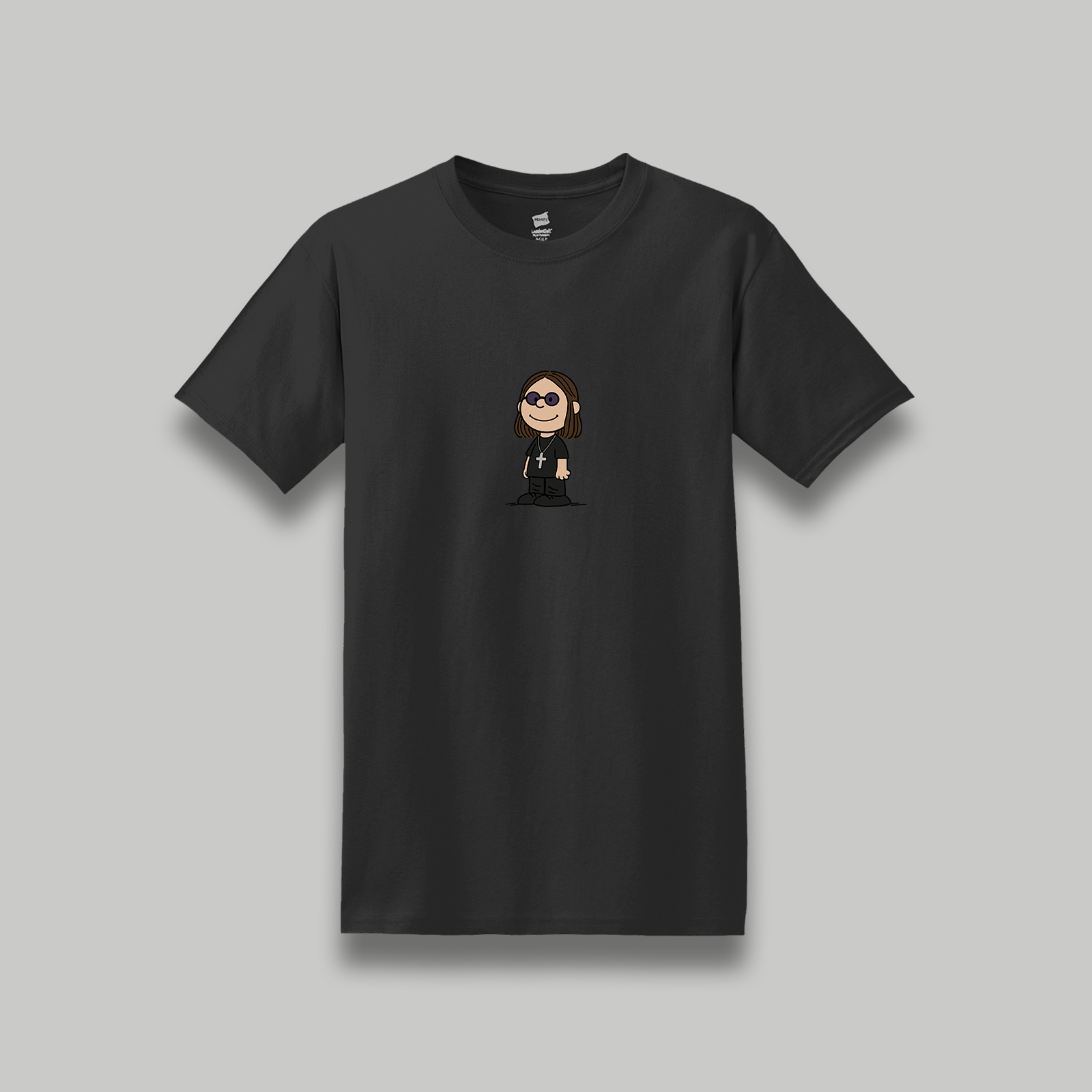 Ozzy Osbourne Inspired Retro Cartoon T-Shirt - Prince of Darkness Black Sabbath Shirt