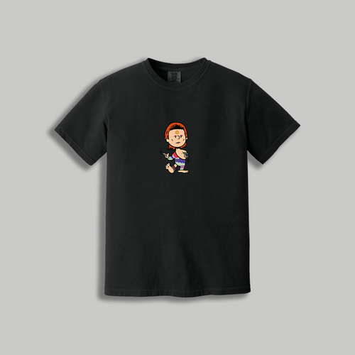David Bowie Retro Cartoon T-Shirt – Ziggy Stardust x Peanuts Inspired Tee
