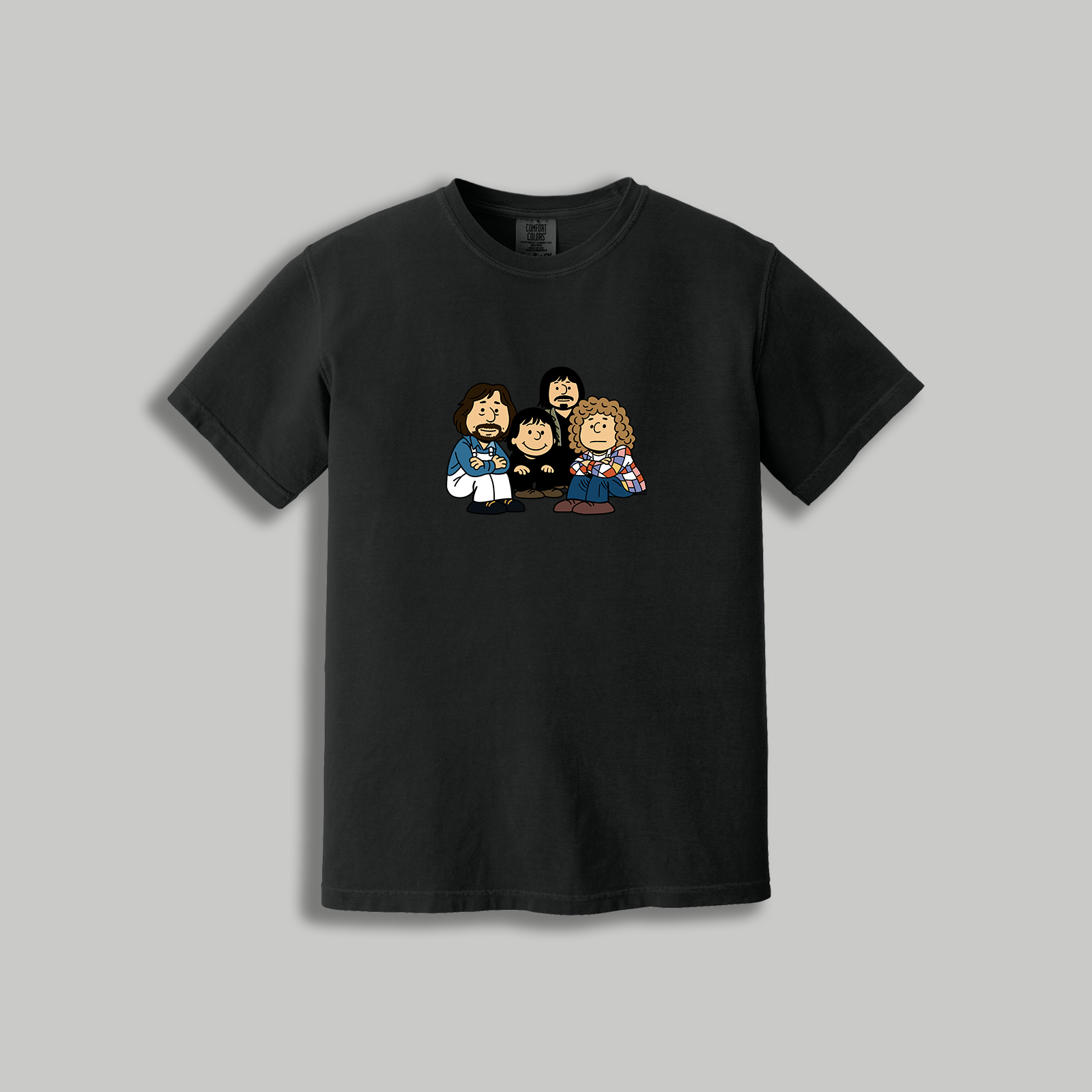 The Who Retro Cartoon T-Shirt – 60s Rock x Peanuts Inspired Band Tee