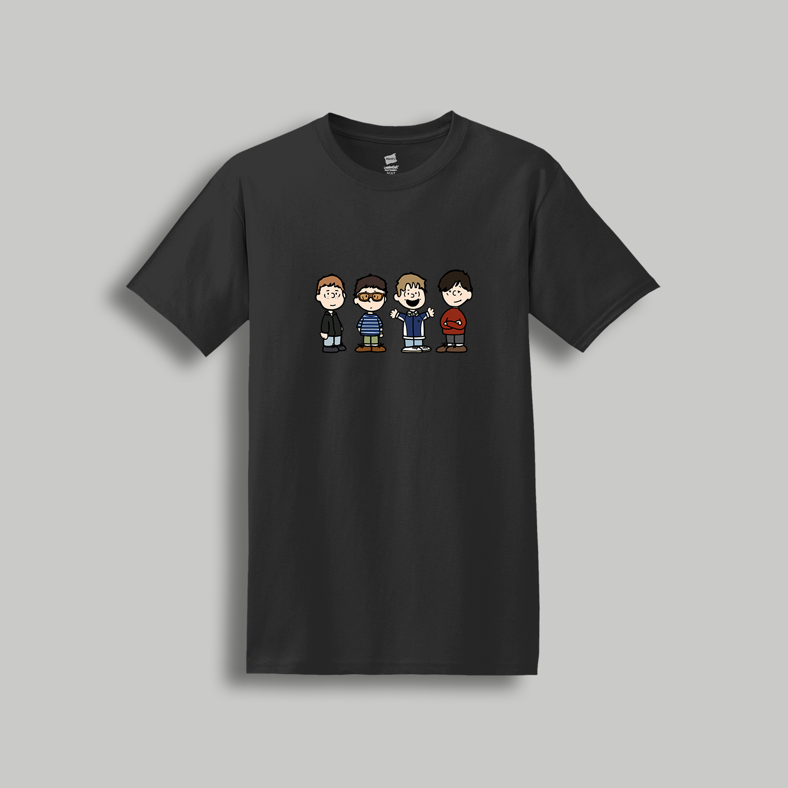 Blur x Peanuts Retro Cartoon T-Shirt – Britpop Band Retro Comic Tee