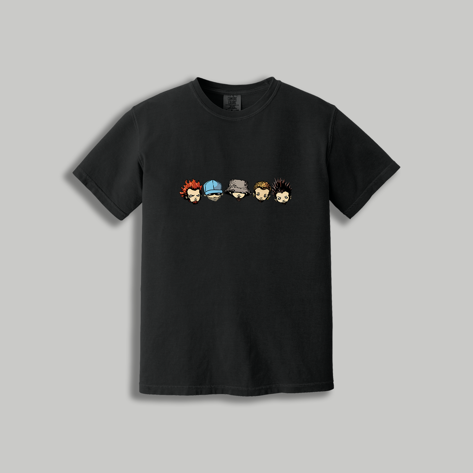Limp Bizkit Cartoon Heads T-Shirt – Retro 2000s Rock Graphic Tee for Fans