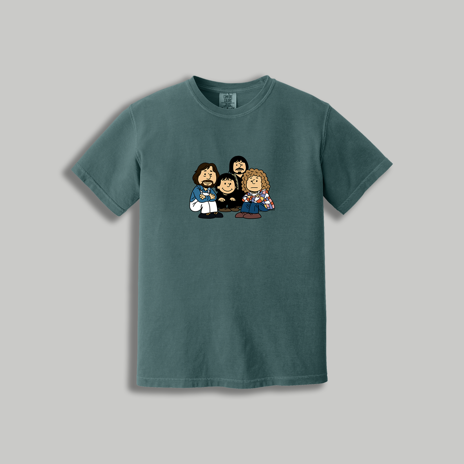 The Who Retro Cartoon T-Shirt – 60s Rock x Peanuts Inspired Band Tee