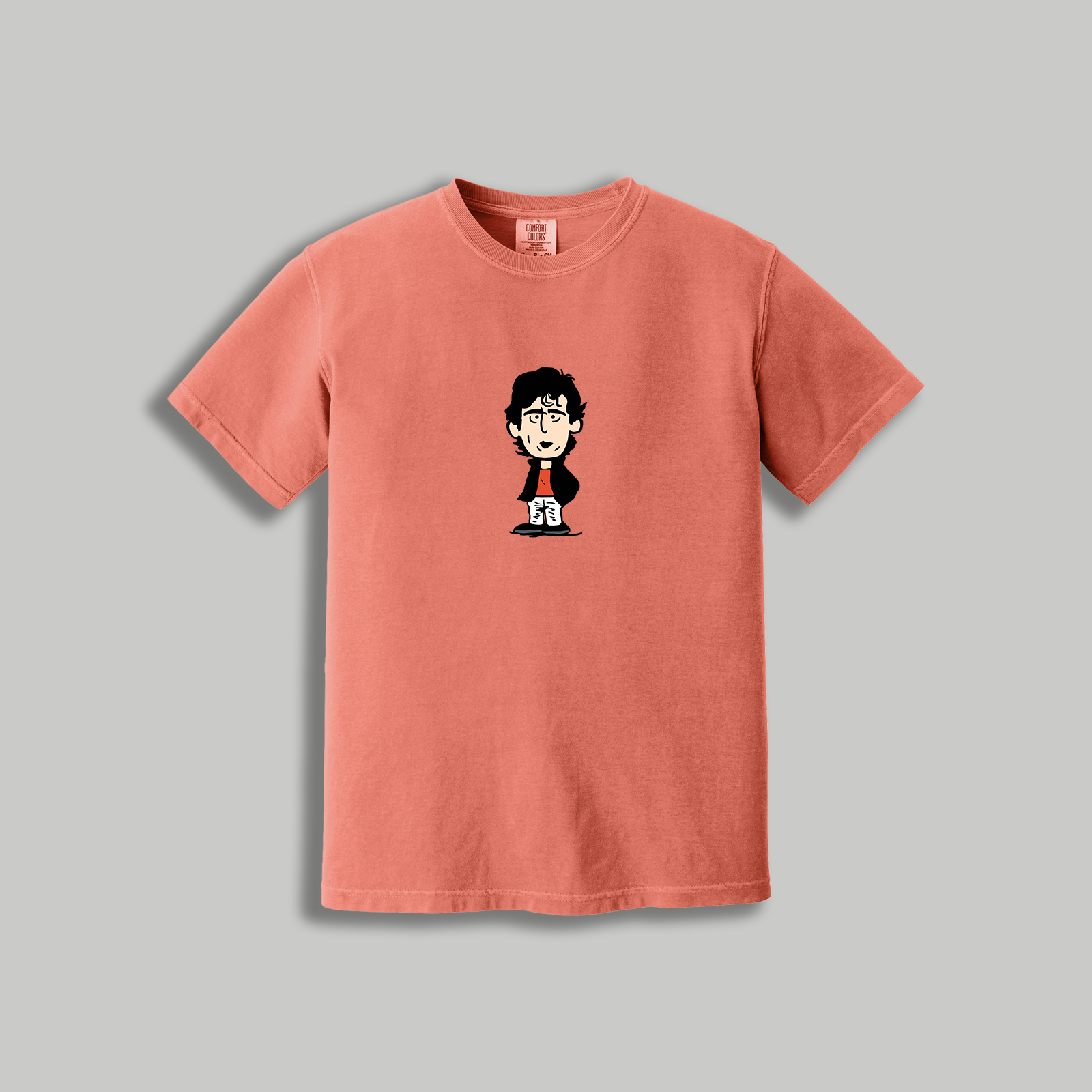 Mick Jagger Retro Cartoon T-Shirt – Rolling Stones x Peanuts Inspired Rock Tee