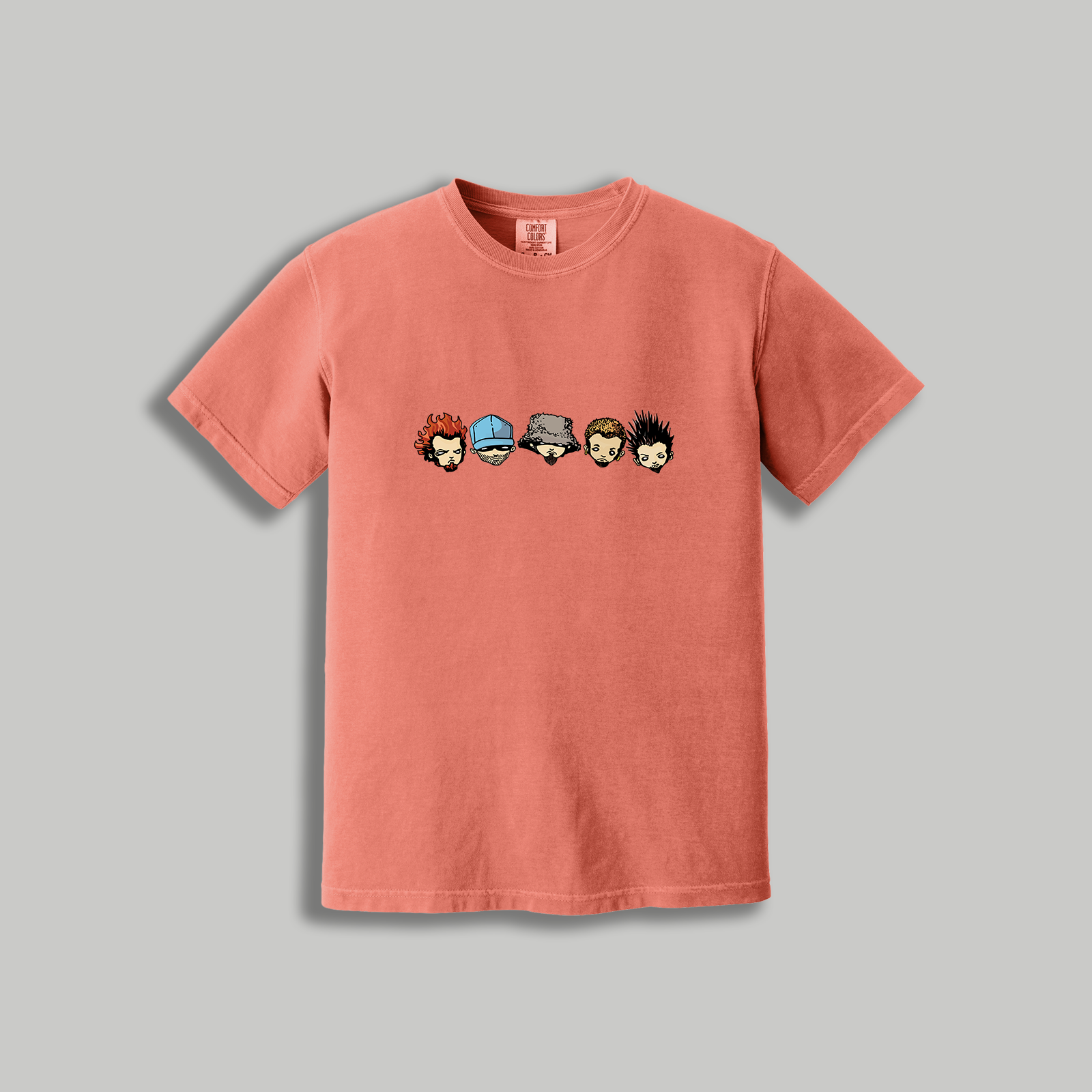 Limp Bizkit Cartoon Heads T-Shirt – Retro 2000s Rock Graphic Tee for Fans
