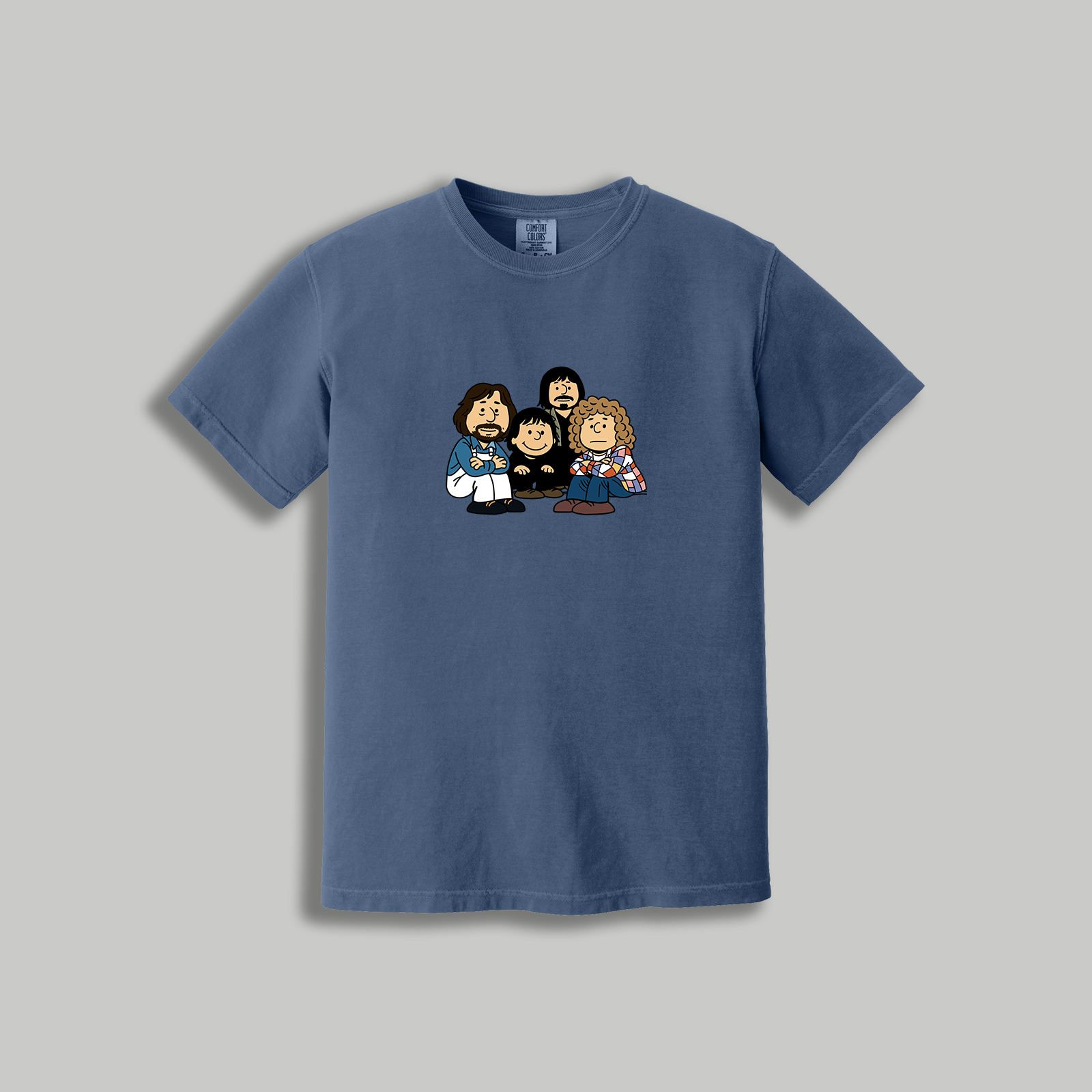 The Who Retro Cartoon T-Shirt – 60s Rock x Peanuts Inspired Band Tee