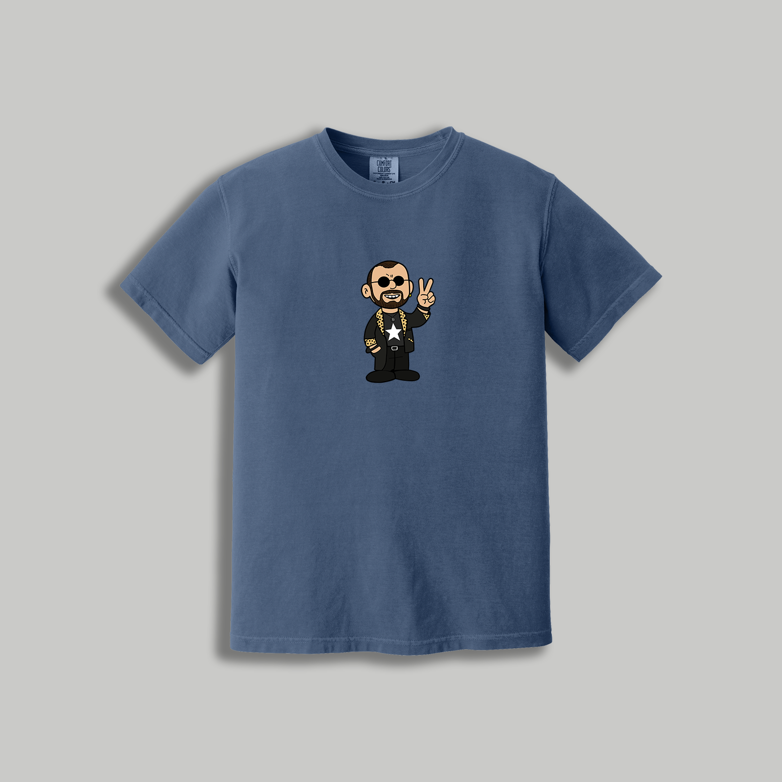 Ringo Starr Retro Cartoon T-Shirt – Beatles x Peanuts Inspired Drummer Tee