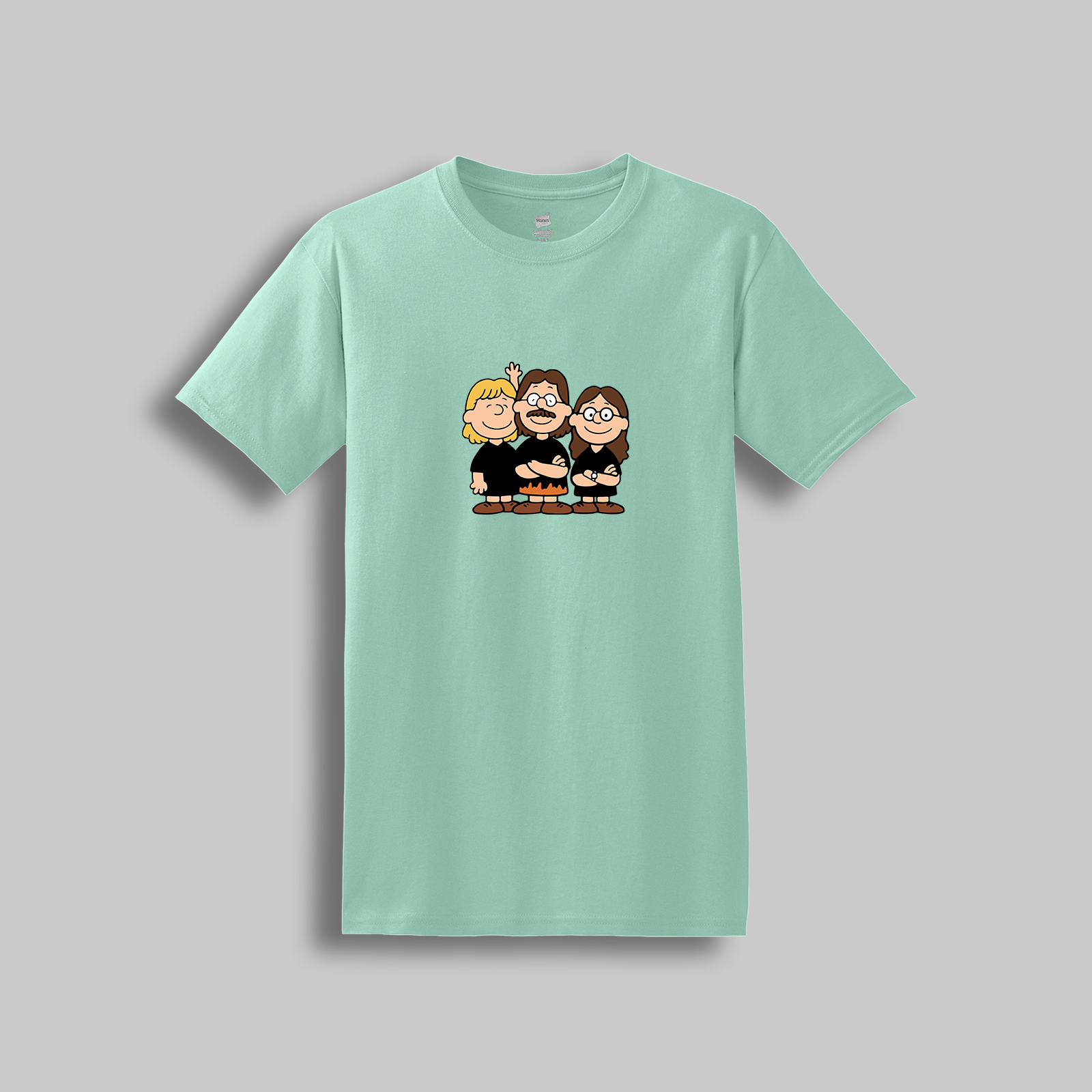 Rush x Peanuts Retro Cartoon T-Shirt – Progressive Rock Band Tribute Tee