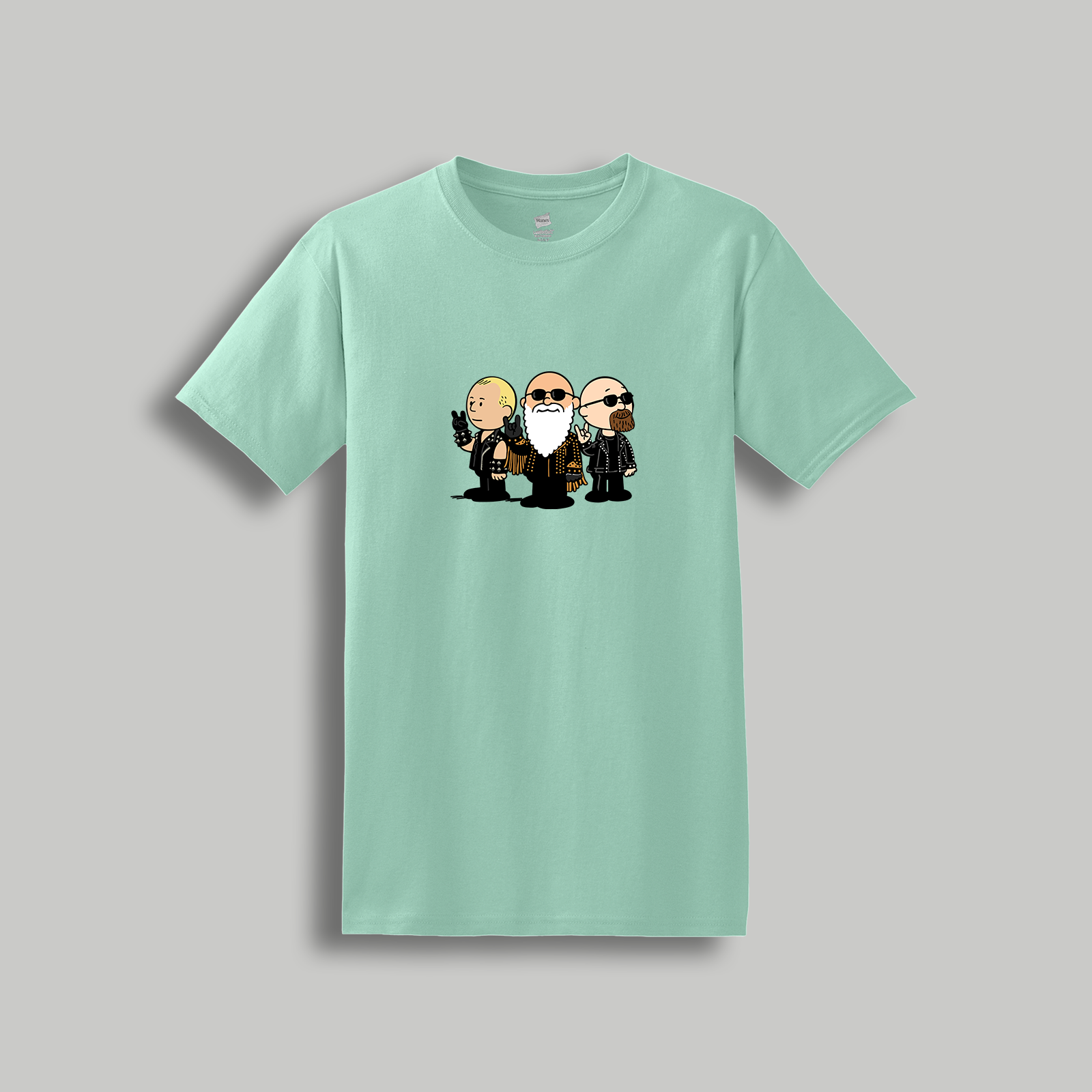 Judas Priest Retro Cartoon Tee – Heavy Metal Band Graphic Shirt