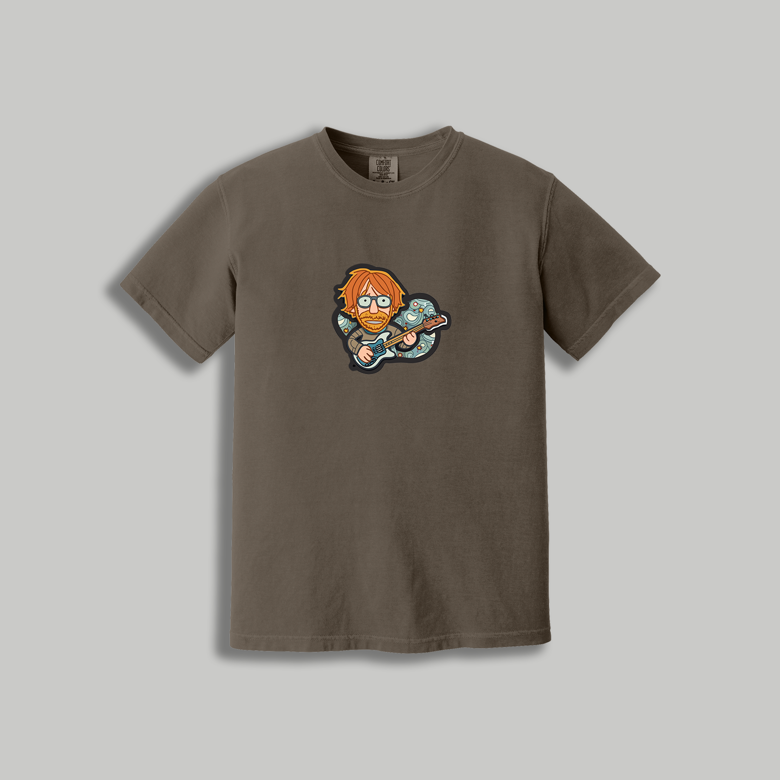 Trey Anastasio Retro Guitarist T-Shirt – Phish-Inspired Cartoon Tee