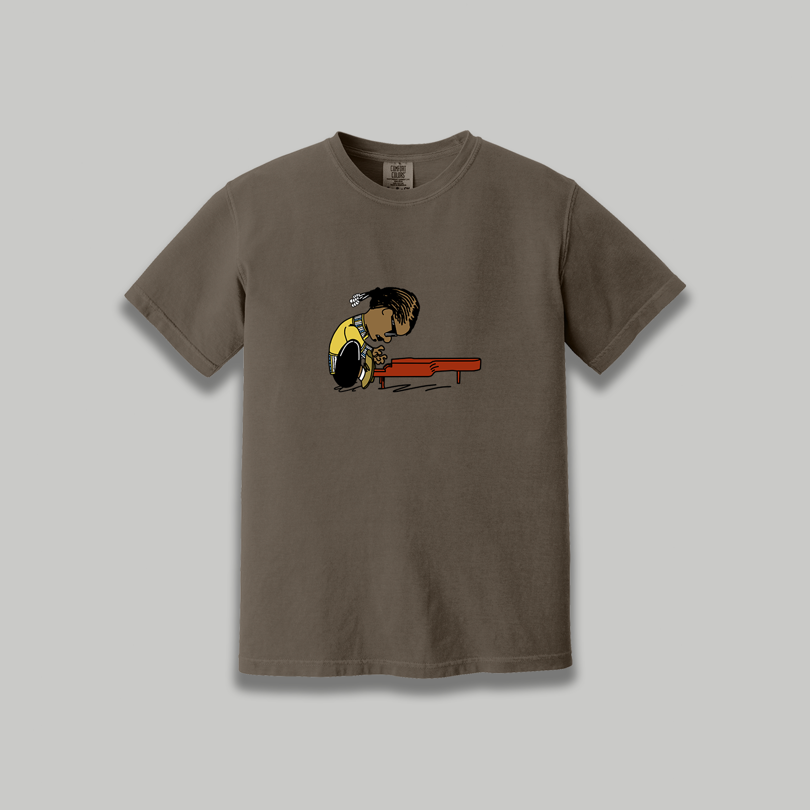Stevie Wonder Retro Cartoon T-Shirt - R&B Music Tribute Tee