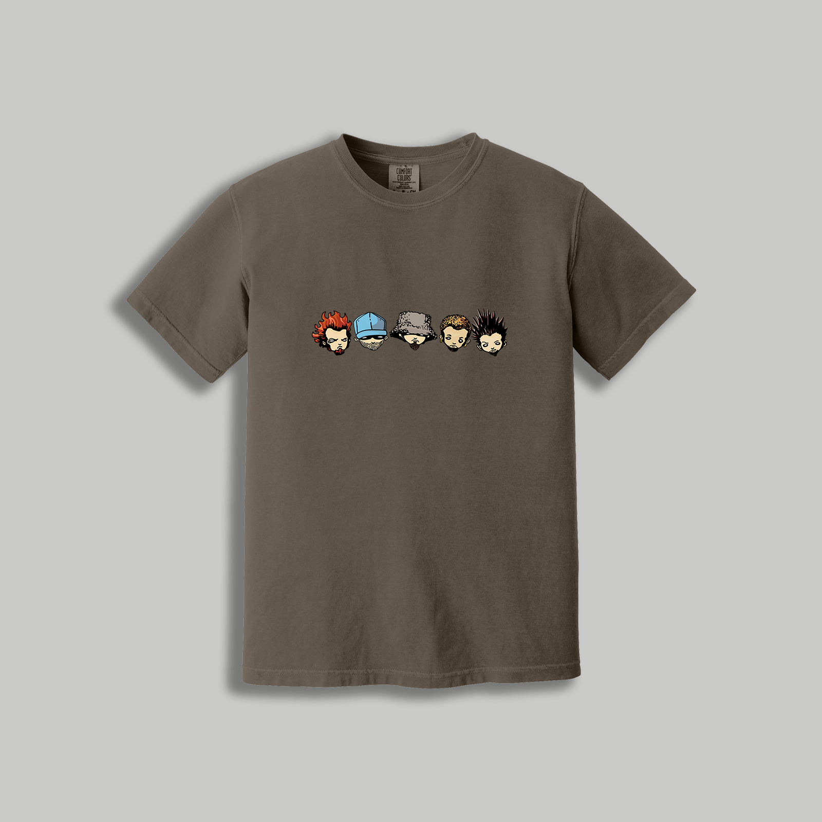 Limp Bizkit Cartoon Heads T-Shirt – Retro 2000s Rock Graphic Tee for Fans