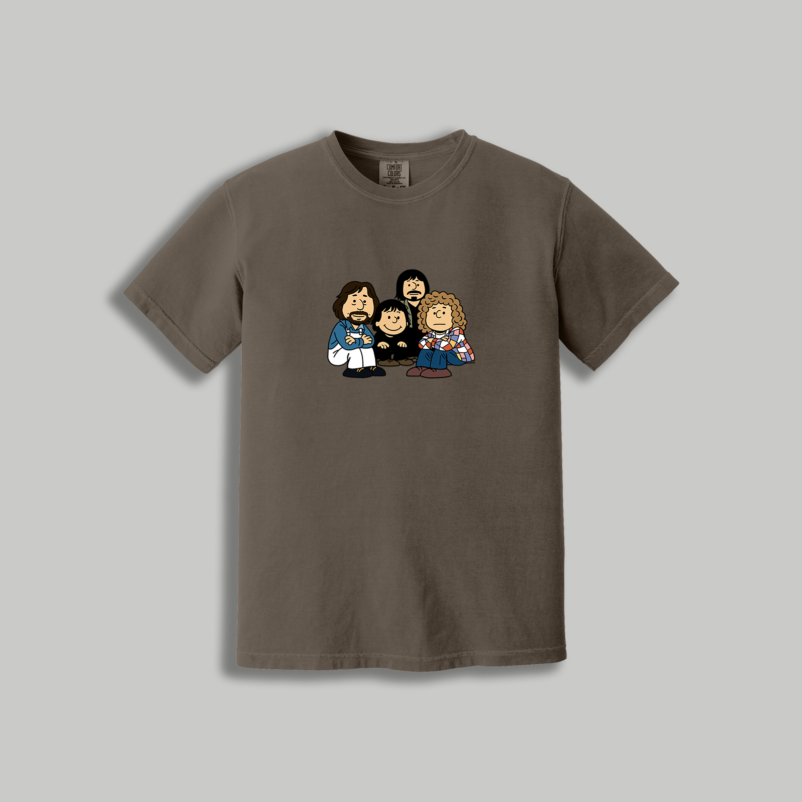 The Who Retro Cartoon T-Shirt – 60s Rock x Peanuts Inspired Band Tee