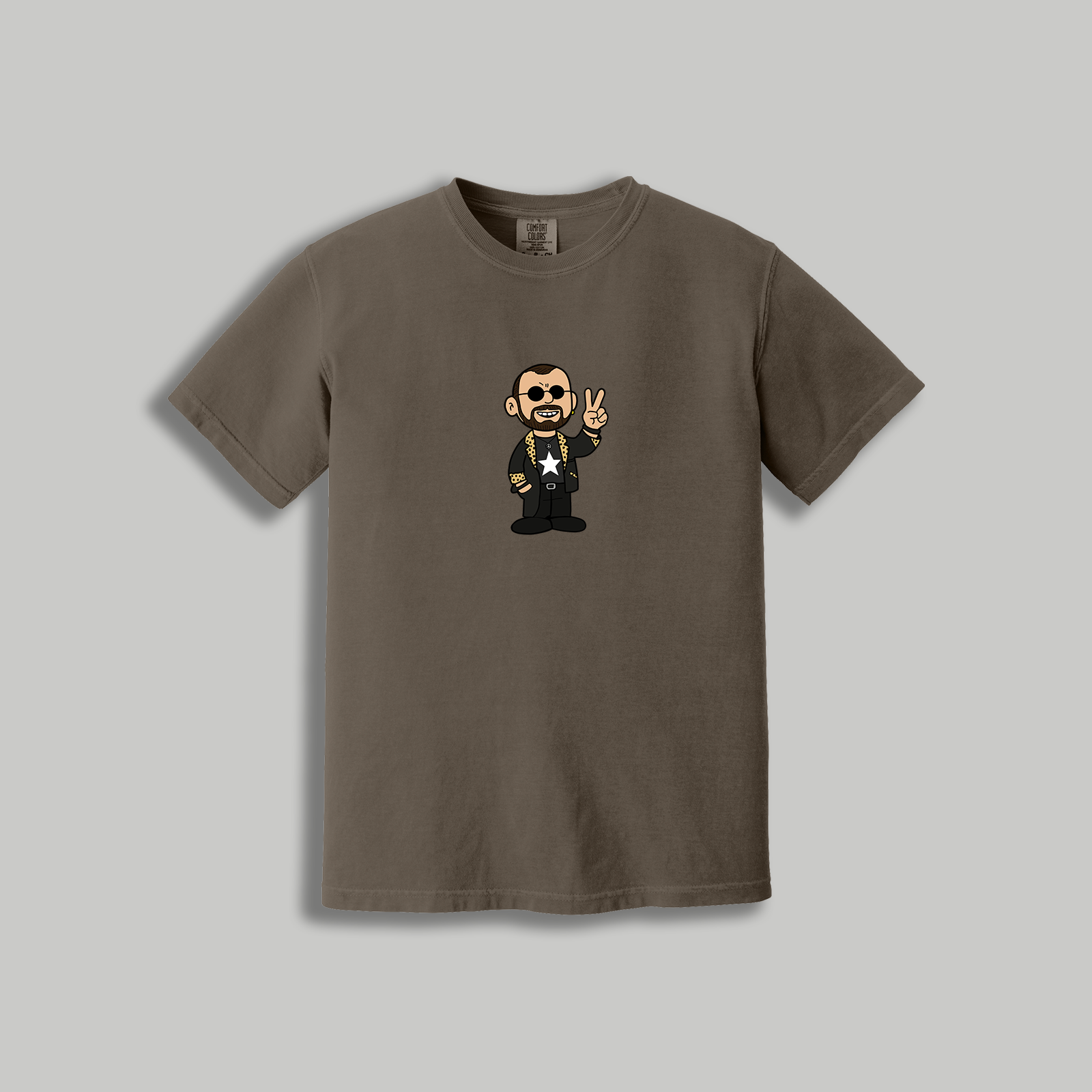Ringo Starr Retro Cartoon T-Shirt – Beatles x Peanuts Inspired Drummer Tee