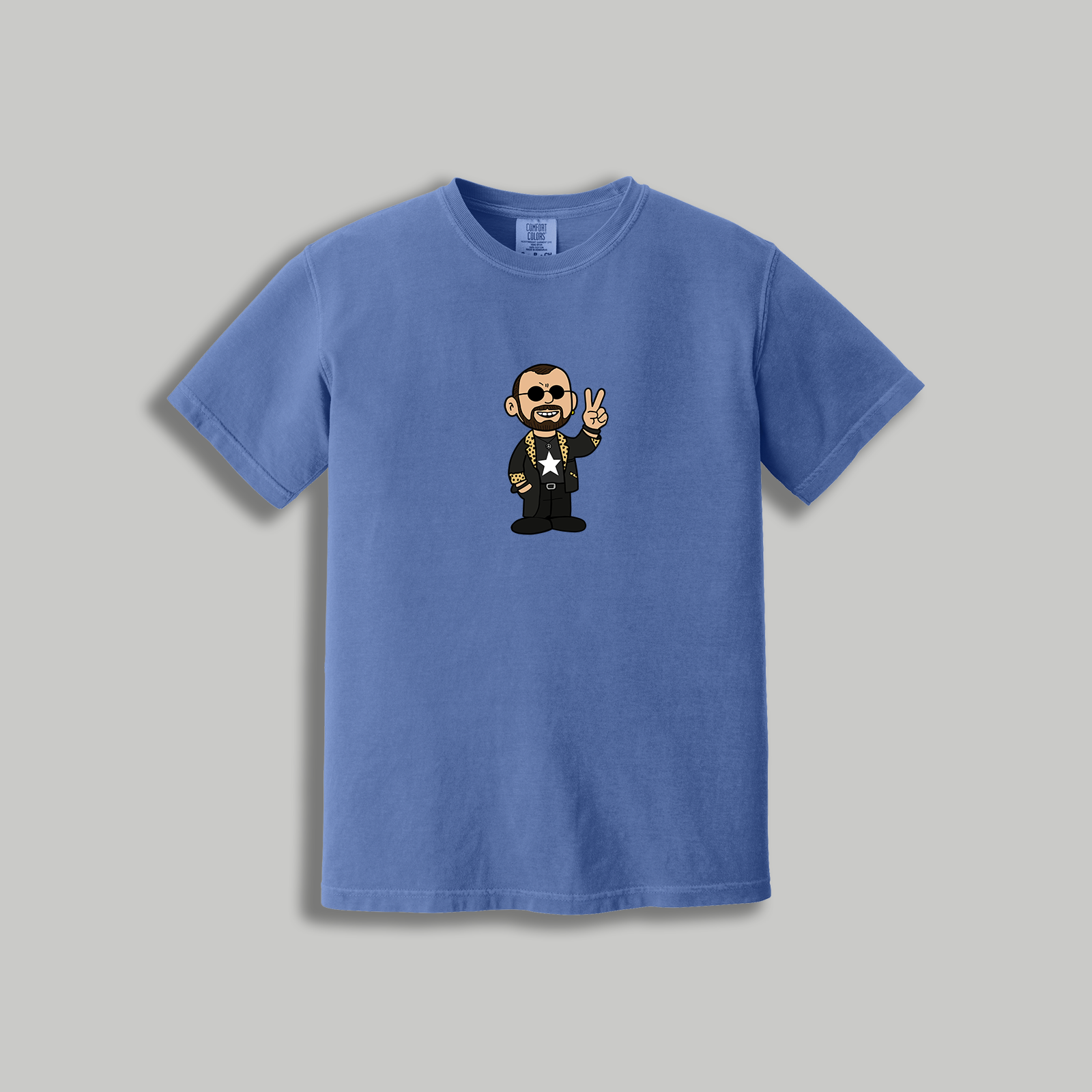 Ringo Starr Retro Cartoon T-Shirt – Beatles x Peanuts Inspired Drummer Tee