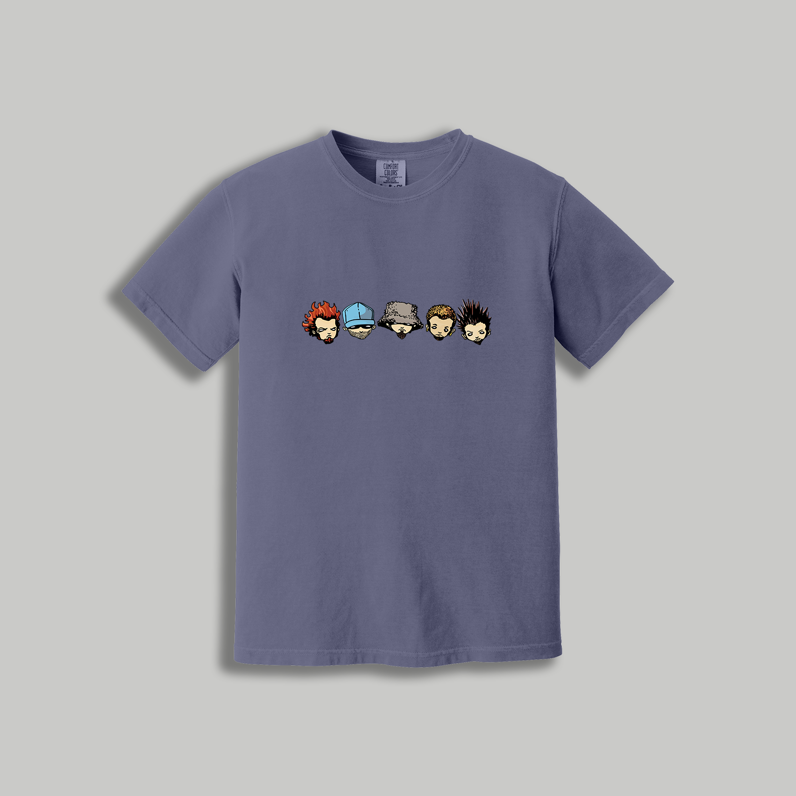 Limp Bizkit Cartoon Heads T-Shirt – Retro 2000s Rock Graphic Tee for Fans
