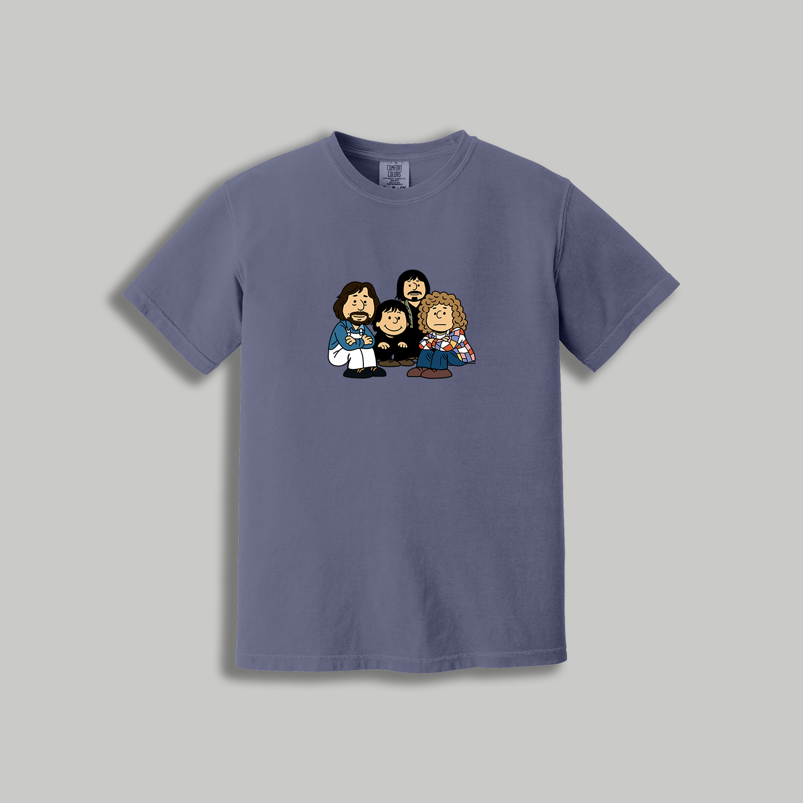 The Who Retro Cartoon T-Shirt – 60s Rock x Peanuts Inspired Band Tee