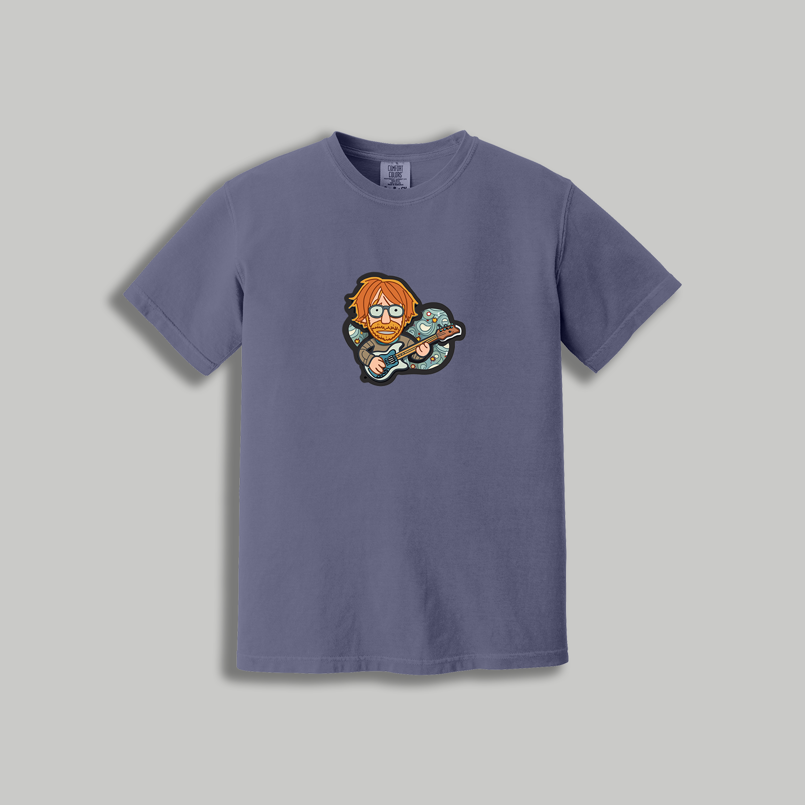 Trey Anastasio Retro Guitarist T-Shirt – Phish-Inspired Cartoon Tee