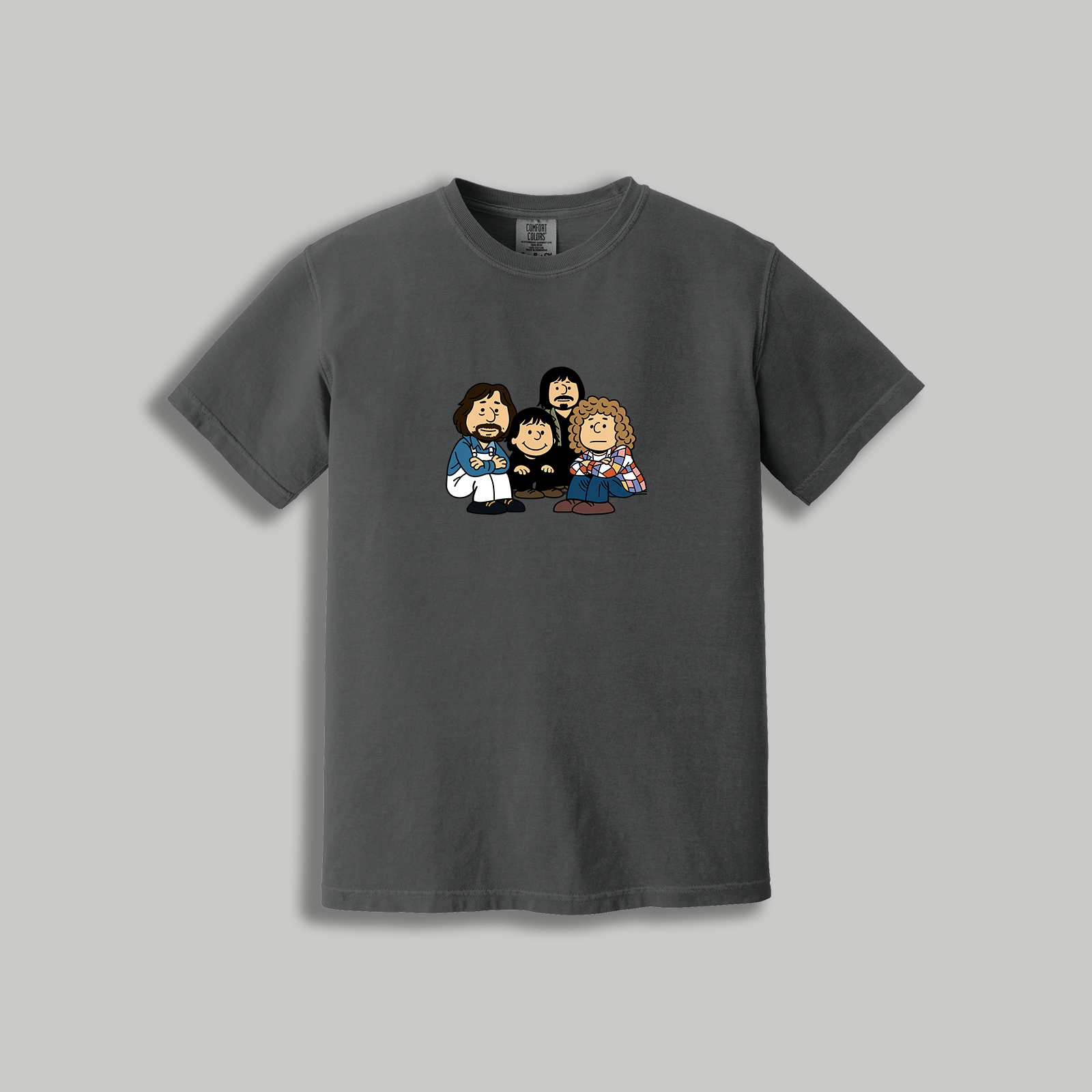The Who Retro Cartoon T-Shirt – 60s Rock x Peanuts Inspired Band Tee