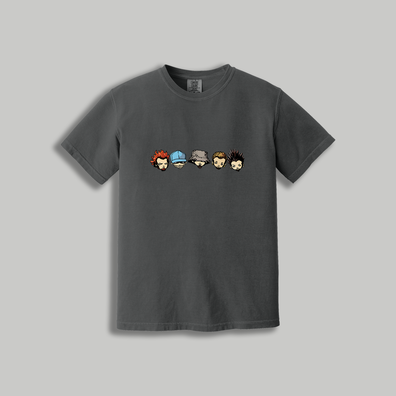 Limp Bizkit Cartoon Heads T-Shirt – Retro 2000s Rock Graphic Tee for Fans