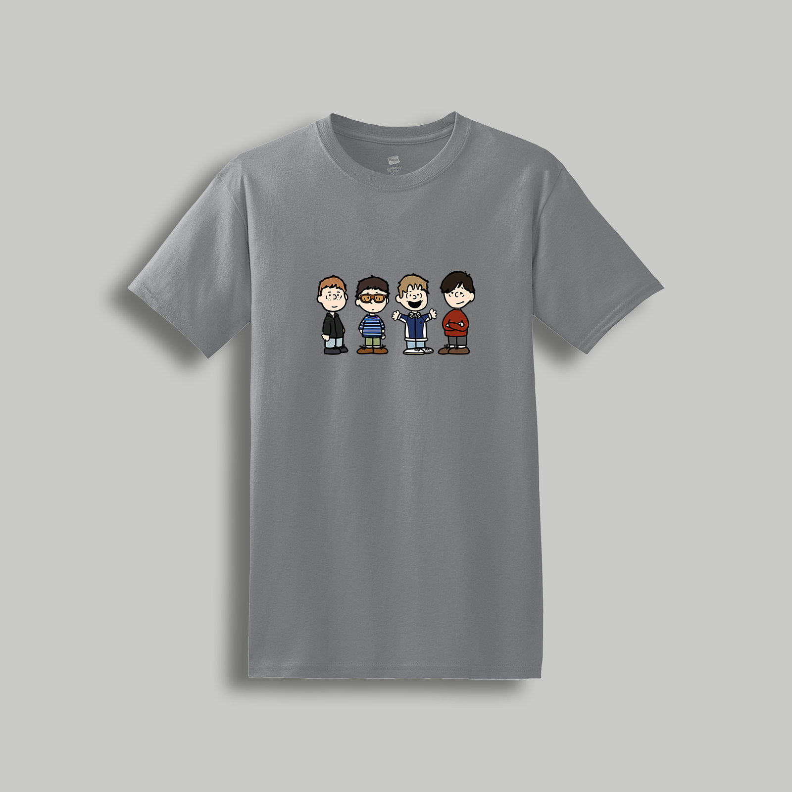Blur x Peanuts Retro Cartoon T-Shirt – Britpop Band Retro Comic Tee