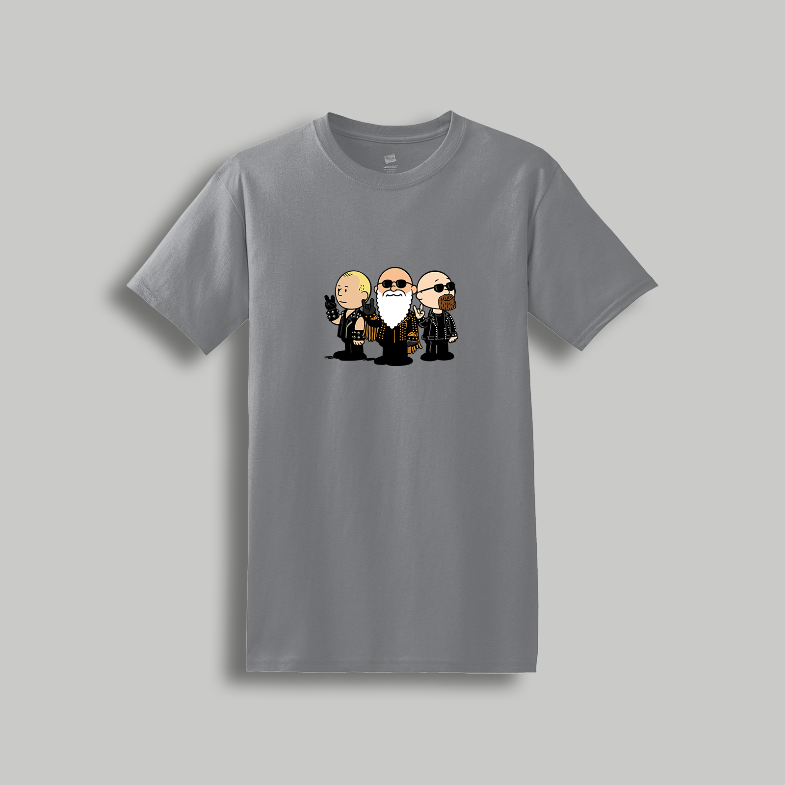 Judas Priest Retro Cartoon Tee – Heavy Metal Band Graphic Shirt