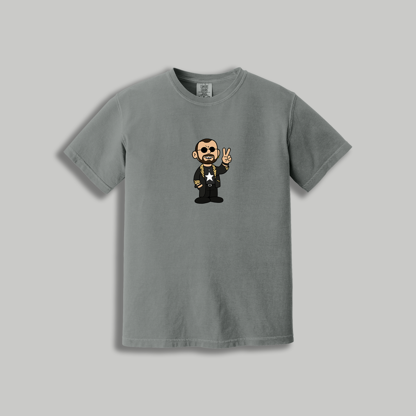 Ringo Starr Retro Cartoon T-Shirt – Beatles x Peanuts Inspired Drummer Tee