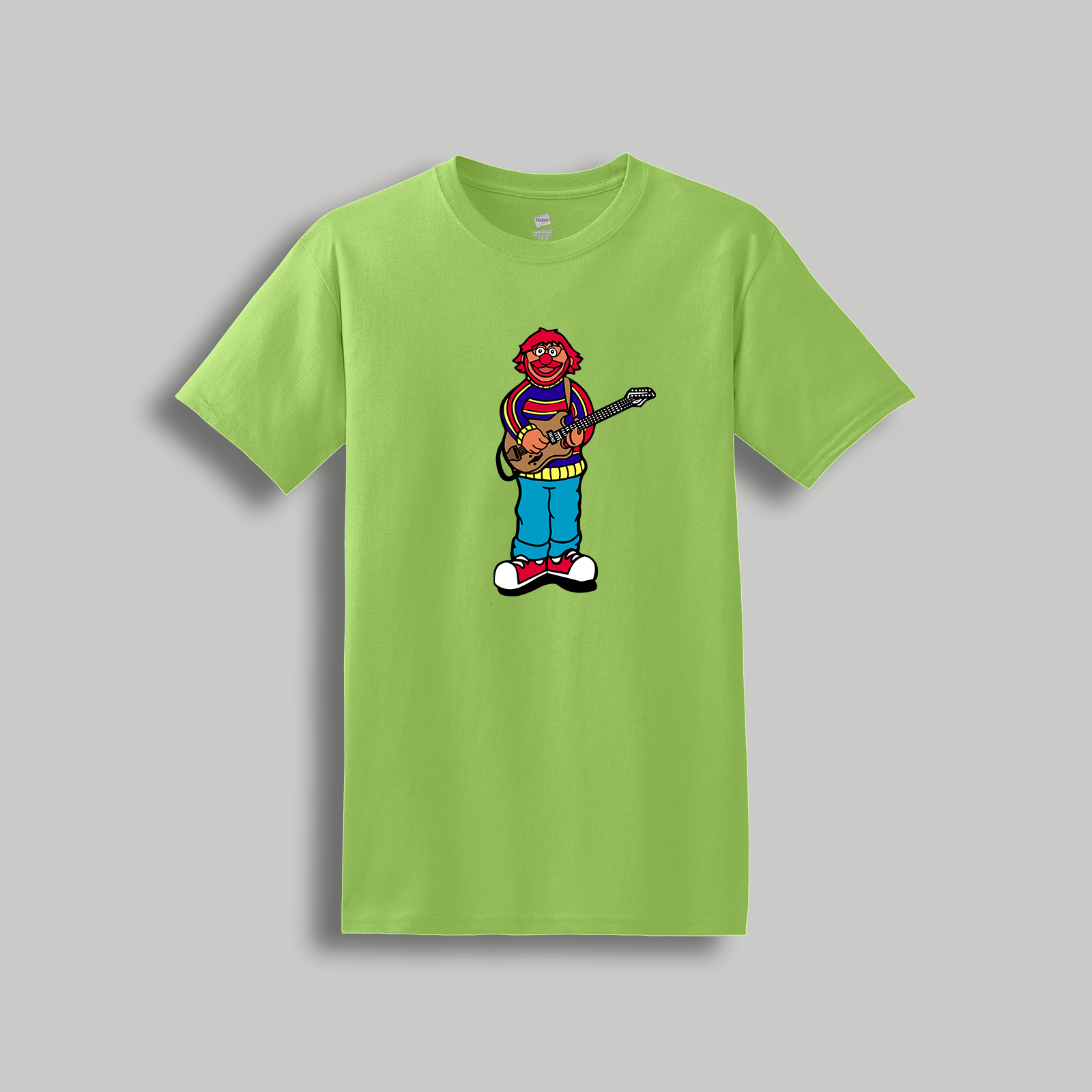 Trey Anastasio Ernie Retro Cartoon T-Shirt – Phish x Muppets Inspired Jam Band Tee