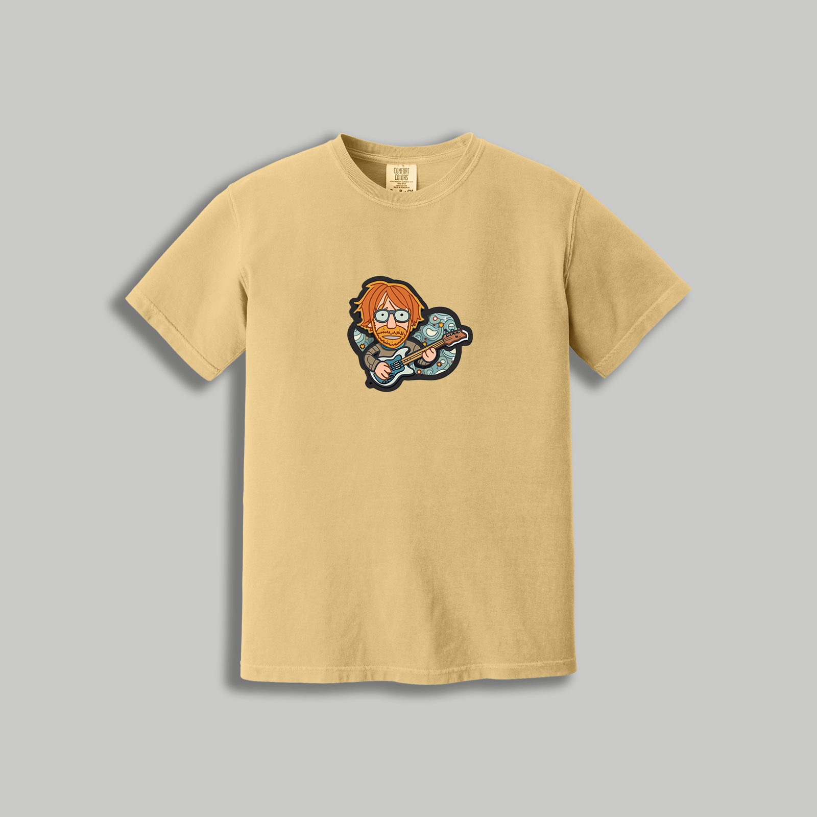 Trey Anastasio Retro Guitarist T-Shirt – Phish-Inspired Cartoon Tee