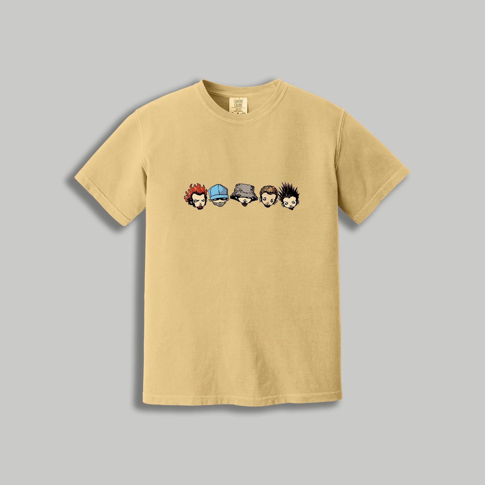 Limp Bizkit Cartoon Heads T-Shirt – Retro 2000s Rock Graphic Tee for Fans