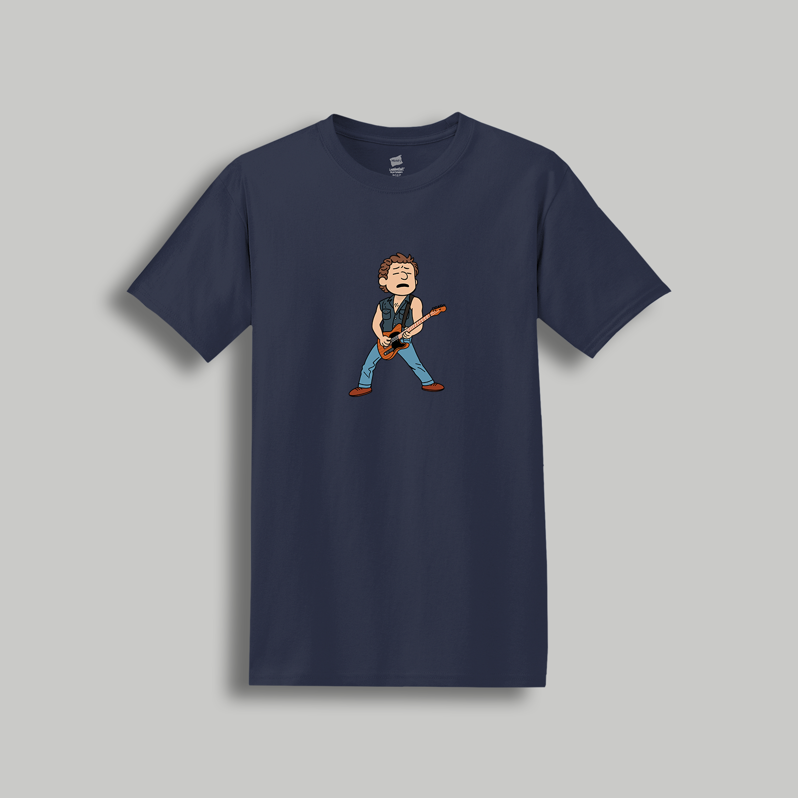 Bruce Springsteen Retro Cartoon T-Shirt