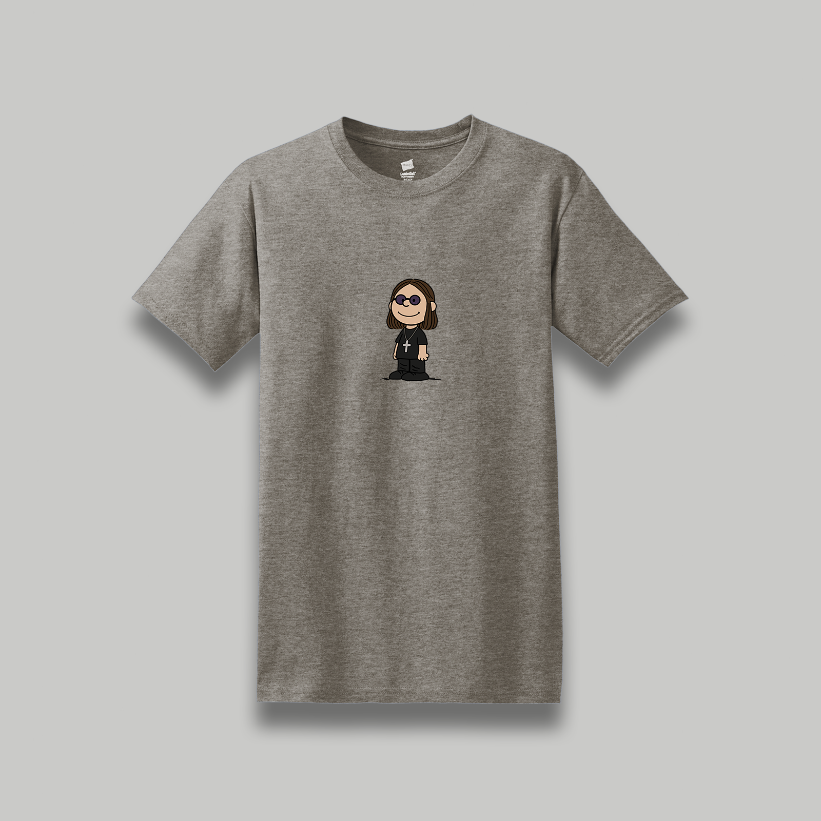 Ozzy Osbourne Inspired Retro Cartoon T-Shirt - Prince of Darkness Black Sabbath Shirt