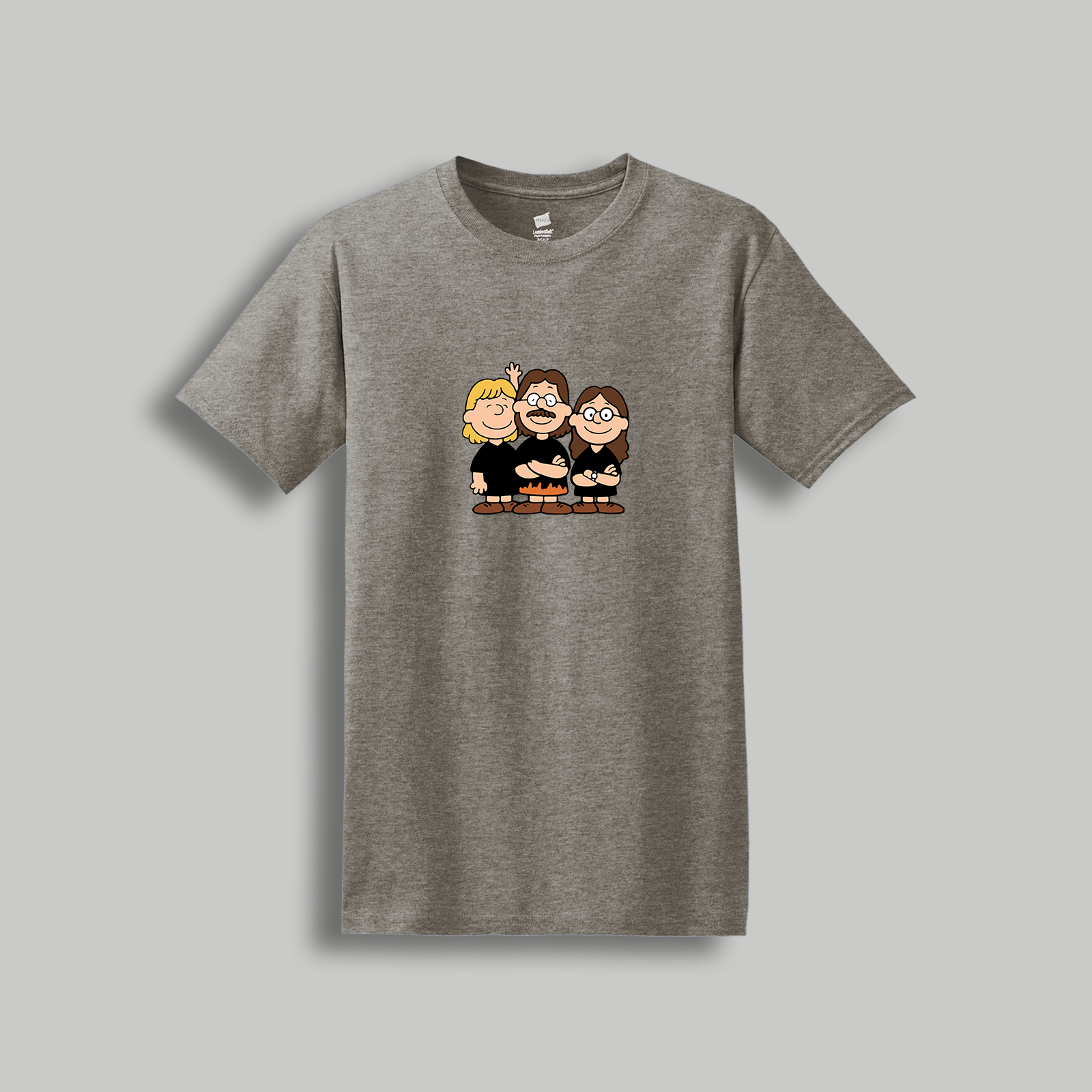 Rush x Peanuts Retro Cartoon T-Shirt – Progressive Rock Band Tribute Tee