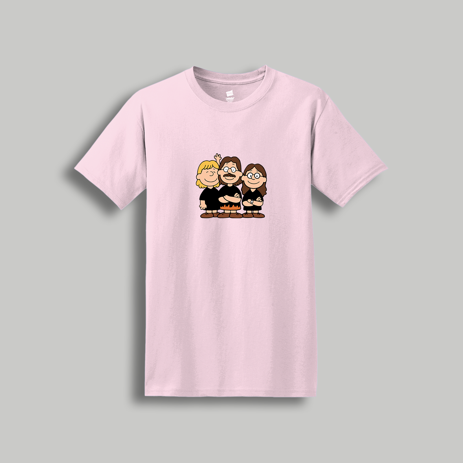 Rush x Peanuts Retro Cartoon T-Shirt – Progressive Rock Band Tribute Tee