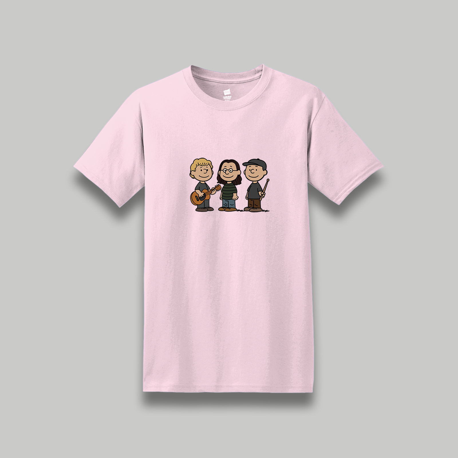 Rush Band Retro Cartoon Unisex Graphic Tee - Rush Inspired Music Festival Shirt