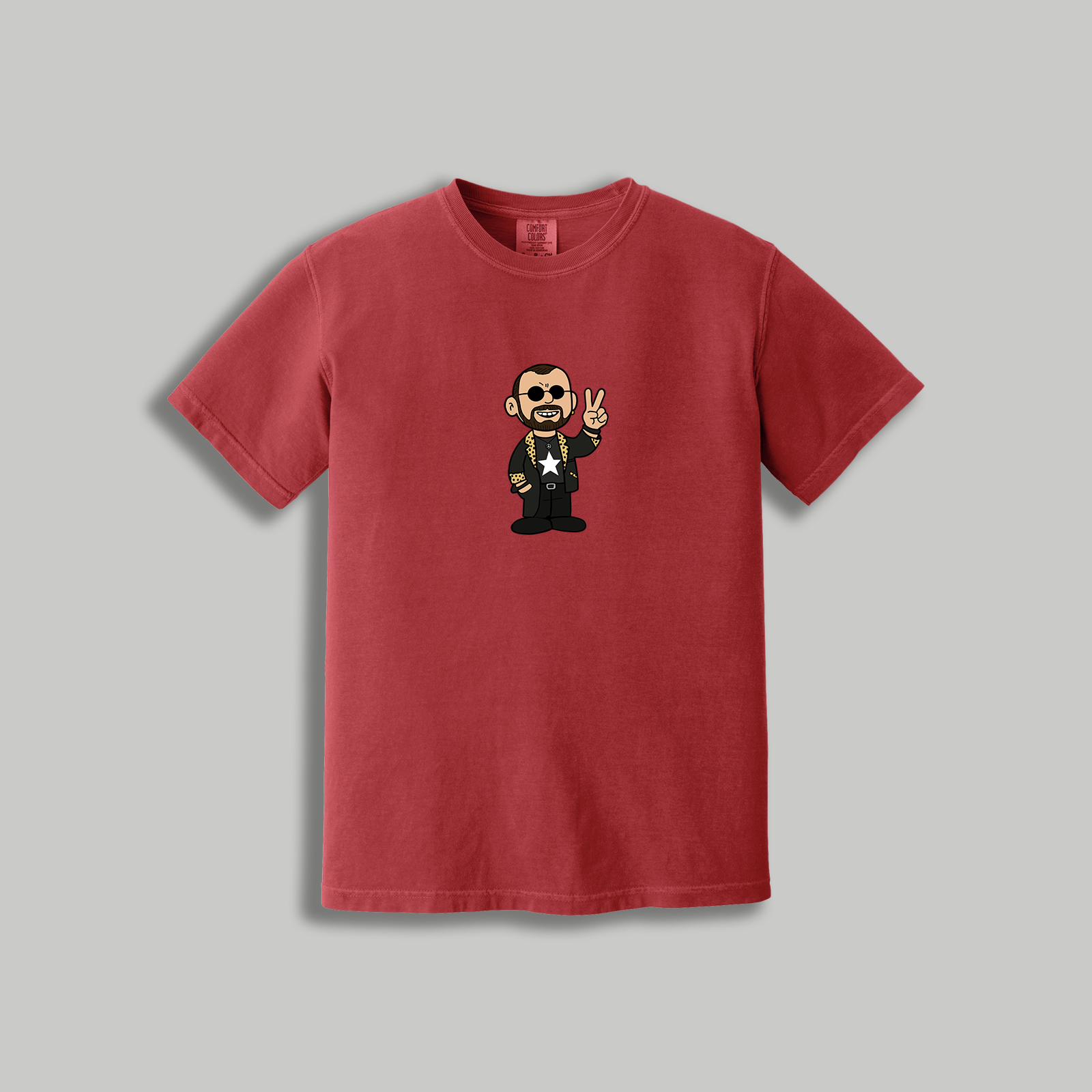 Ringo Starr Retro Cartoon T-Shirt – Beatles x Peanuts Inspired Drummer Tee