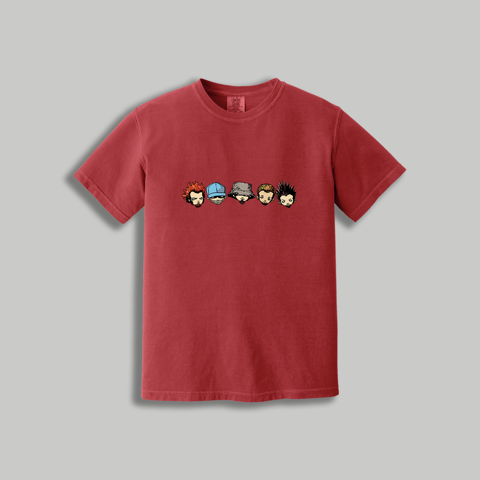 Limp Bizkit Cartoon Heads T-Shirt – Retro 2000s Rock Graphic Tee for Fans
