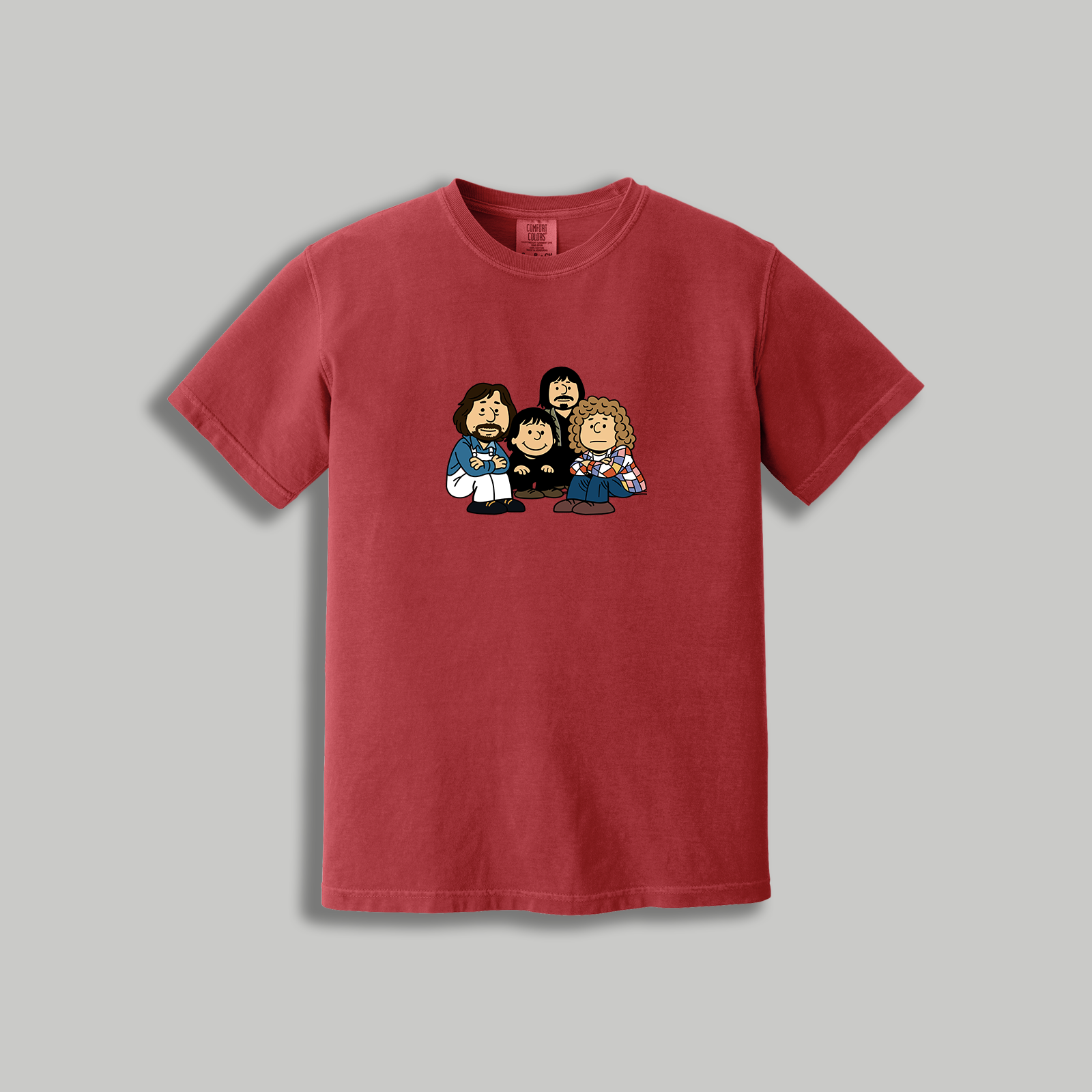 The Who Retro Cartoon T-Shirt – 60s Rock x Peanuts Inspired Band Tee