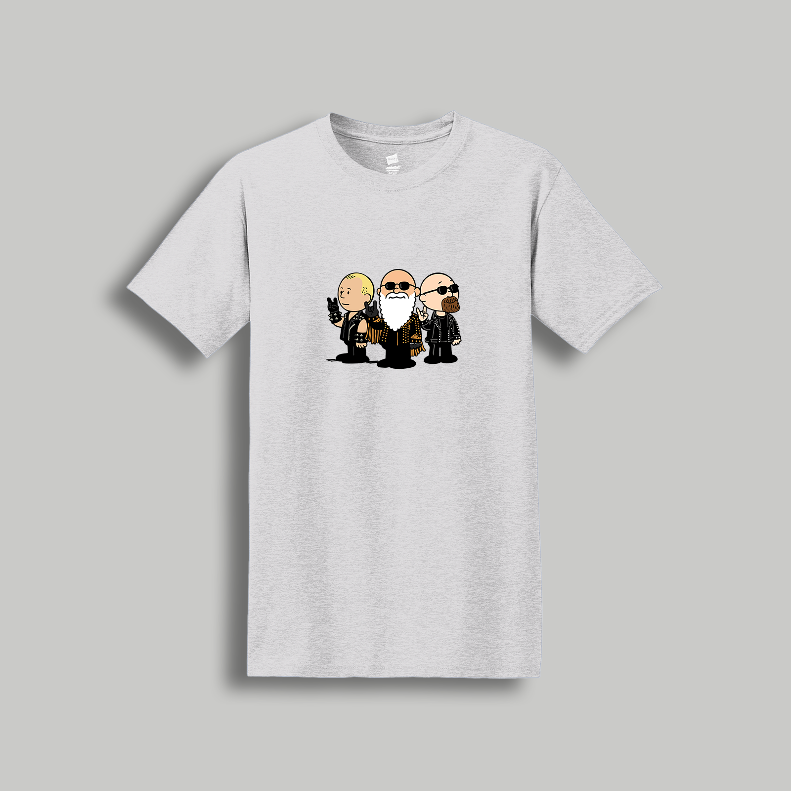 Judas Priest Retro Cartoon Tee – Heavy Metal Band Graphic Shirt