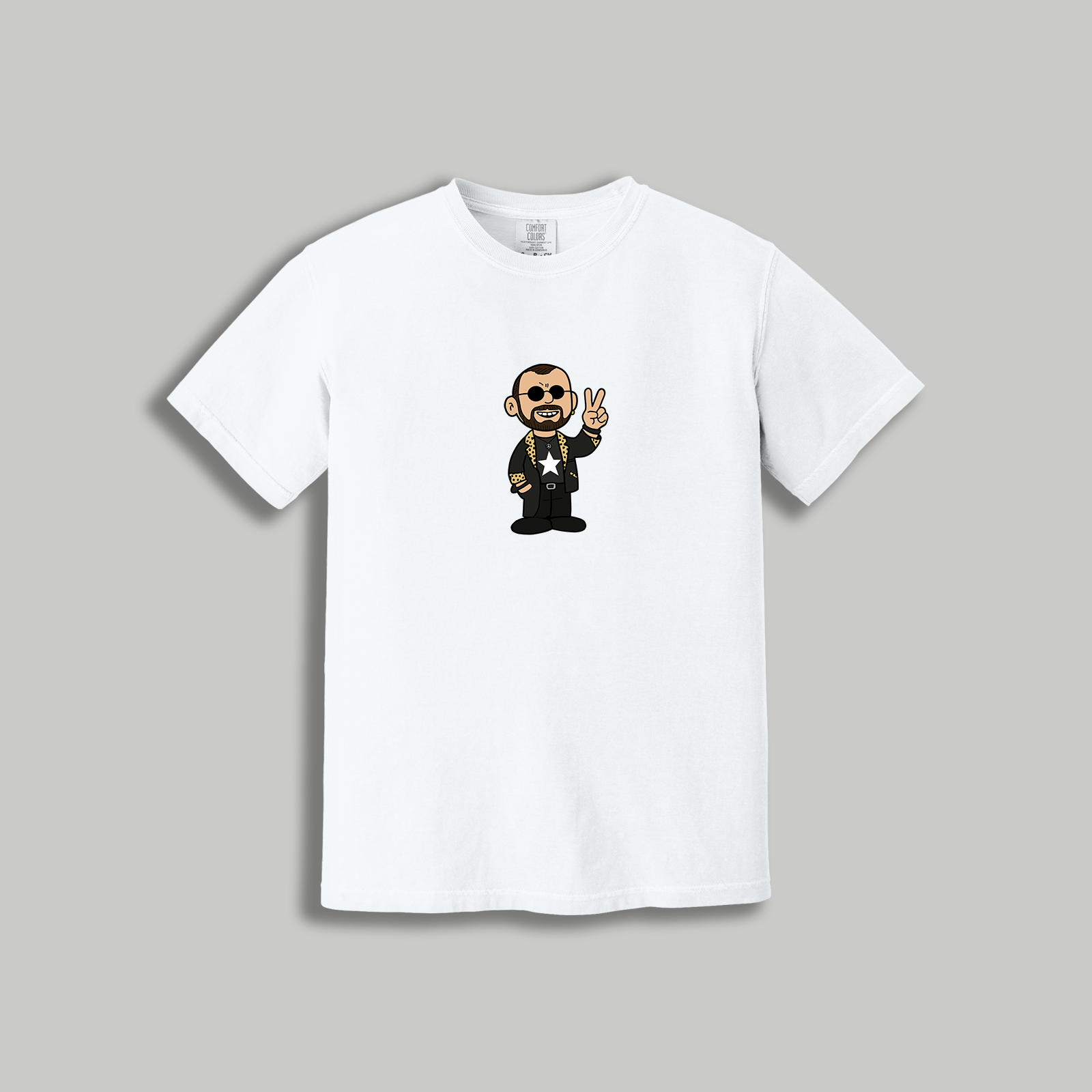 Mick Jagger Retro Cartoon T-Shirt – Rolling Stones x Peanuts Inspired Rock Tee