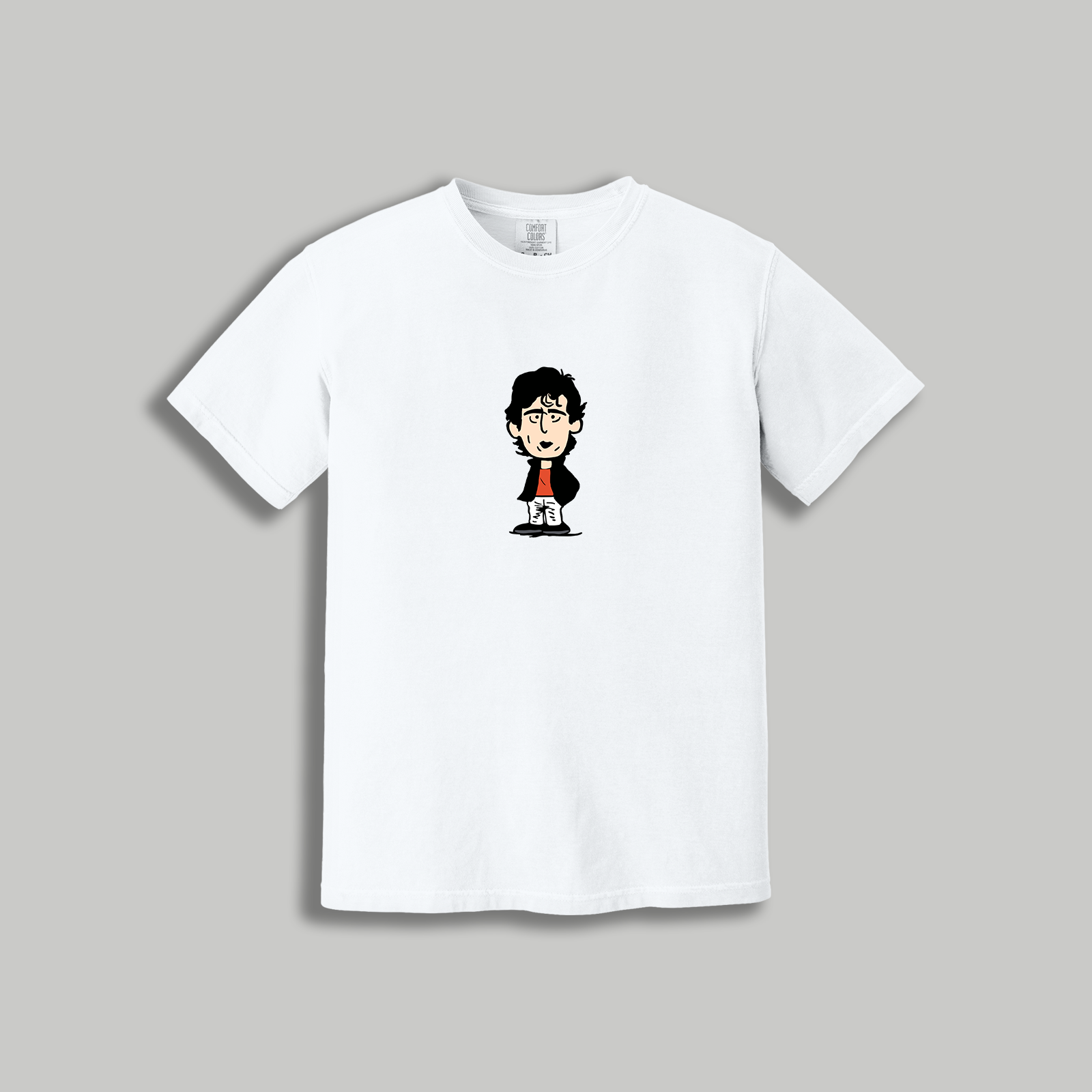 Mick Jagger Retro Cartoon T-Shirt – Rolling Stones x Peanuts Inspired Rock Tee