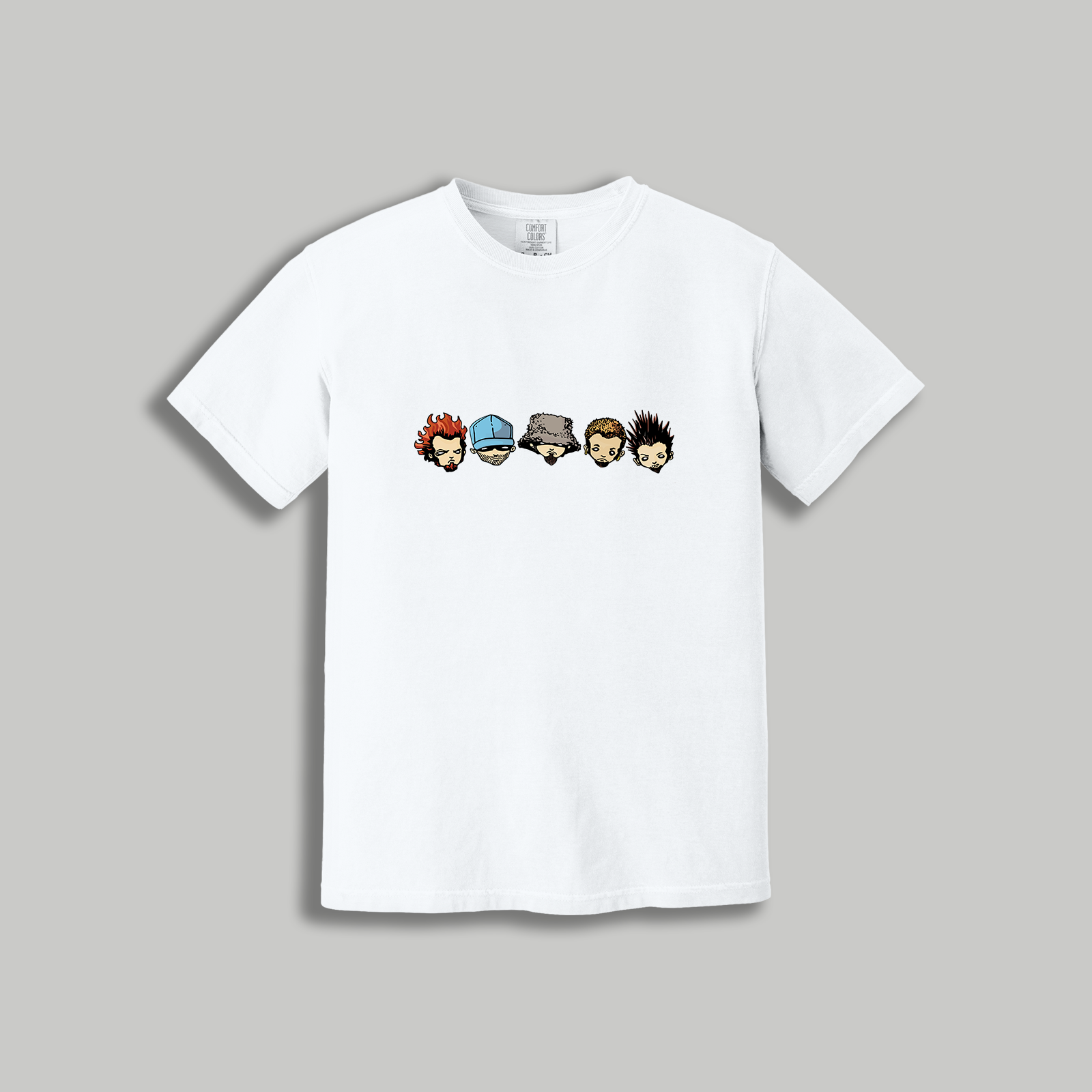 Limp Bizkit Cartoon Heads T-Shirt – Retro 2000s Rock Graphic Tee for Fans