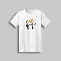 Simon & Garfunkel Cartoon T-Shirt – Vintage Style Folk Rock Art Tee