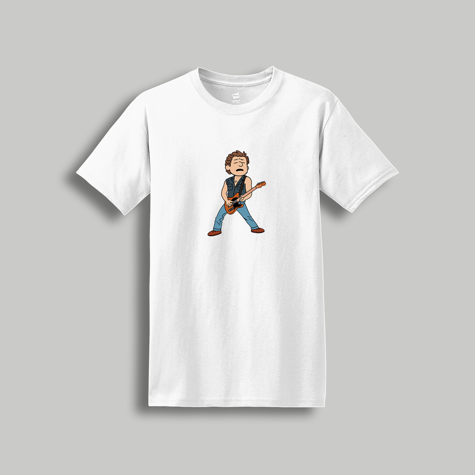 Bruce Springsteen Retro Cartoon T-Shirt