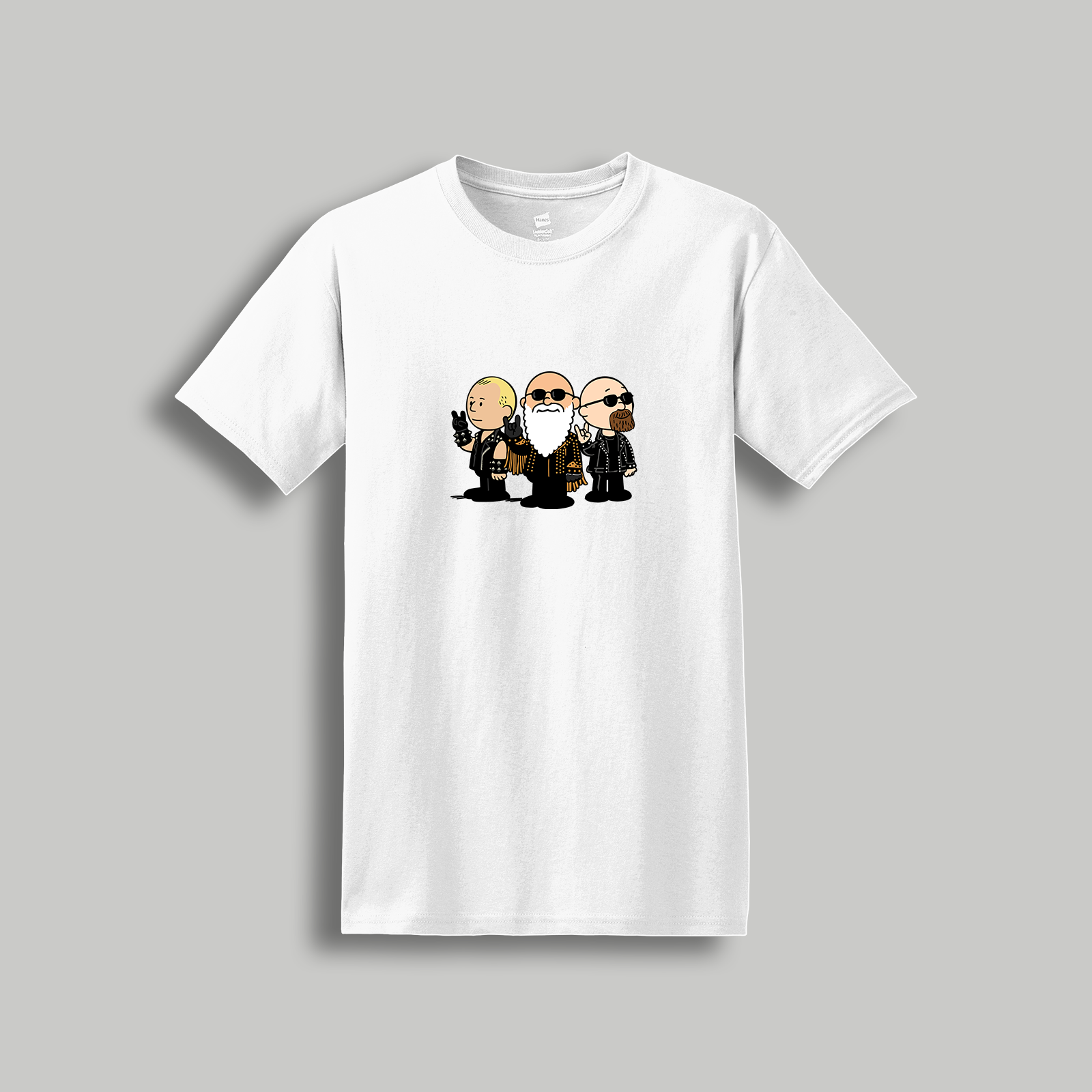 Judas Priest Retro Cartoon Tee – Heavy Metal Band Graphic Shirt